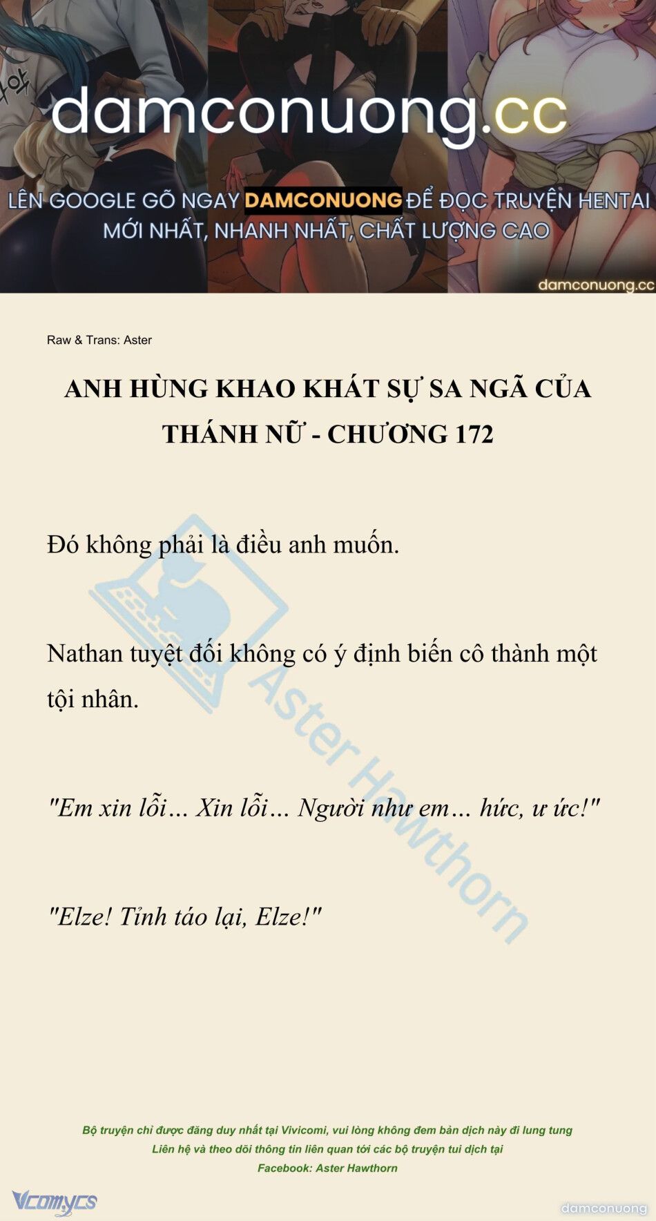 đọc truyện [novel] Anh Hùng Khao Khát Sự Sa Ngã Của Thánh Nữ Chương 172 ảnh 2 tại Thiên Thai Truyện