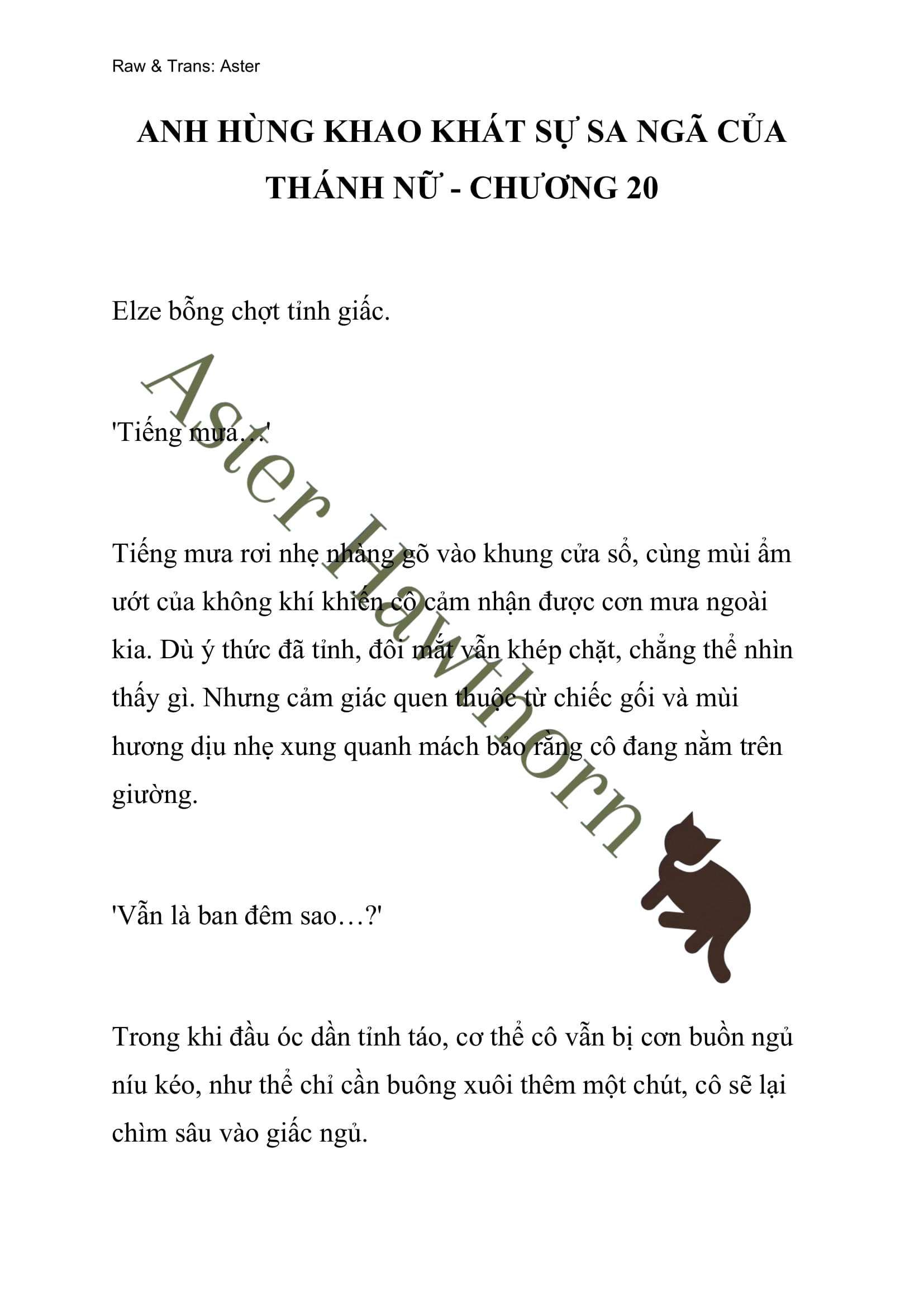 [novel] Anh Hùng Khao Khát Sự Sa Ngã Của Thánh Nữ Chương 20 page 1 - Giả Dược