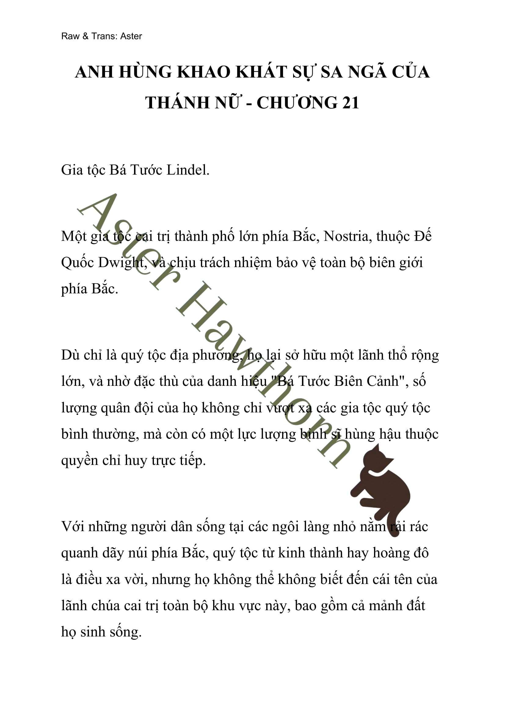 [novel] Anh Hùng Khao Khát Sự Sa Ngã Của Thánh Nữ Chương 21 page 1 - Giả Dược