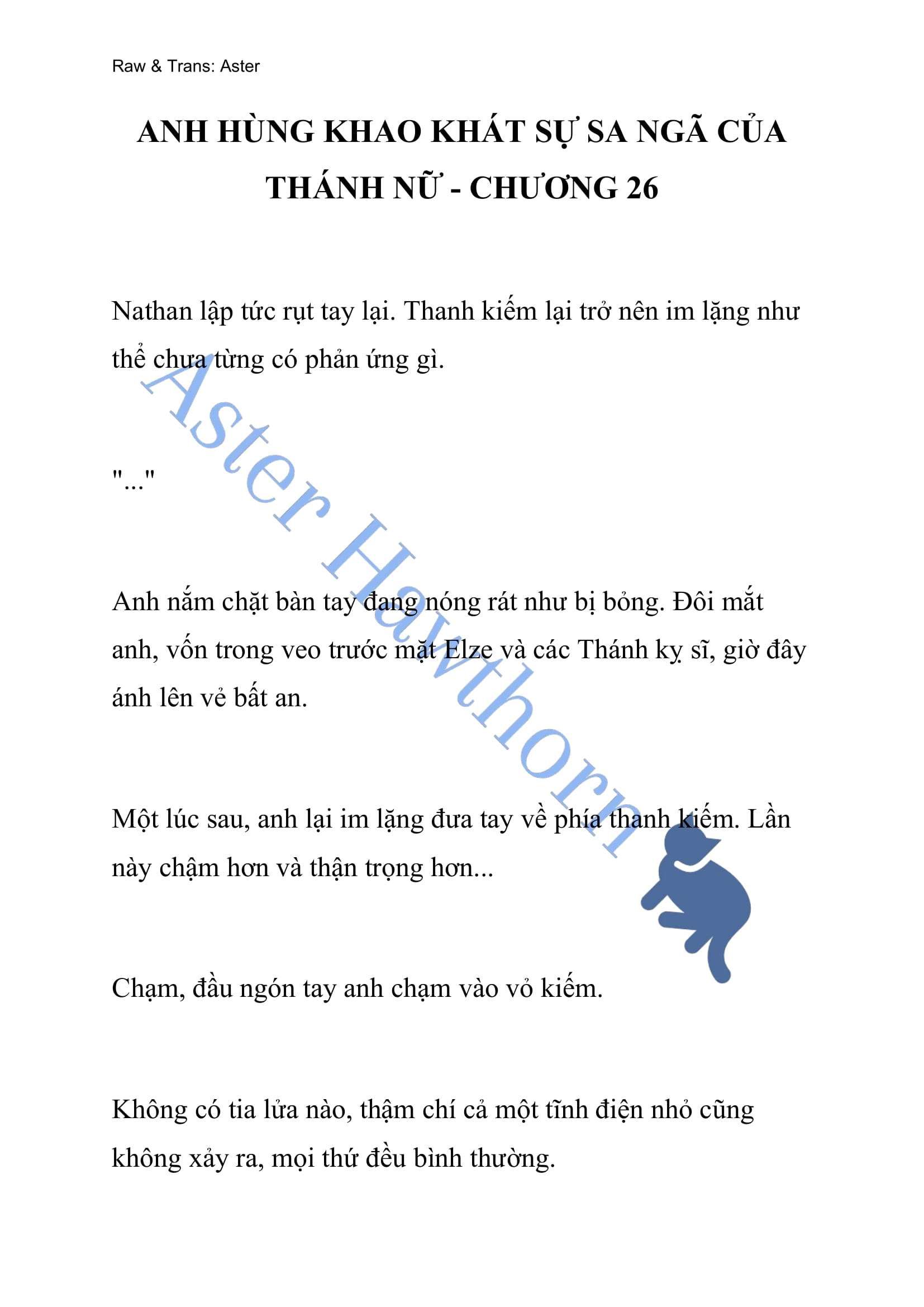 [novel] Anh Hùng Khao Khát Sự Sa Ngã Của Thánh Nữ Chương 26 page 1 - Giả Dược