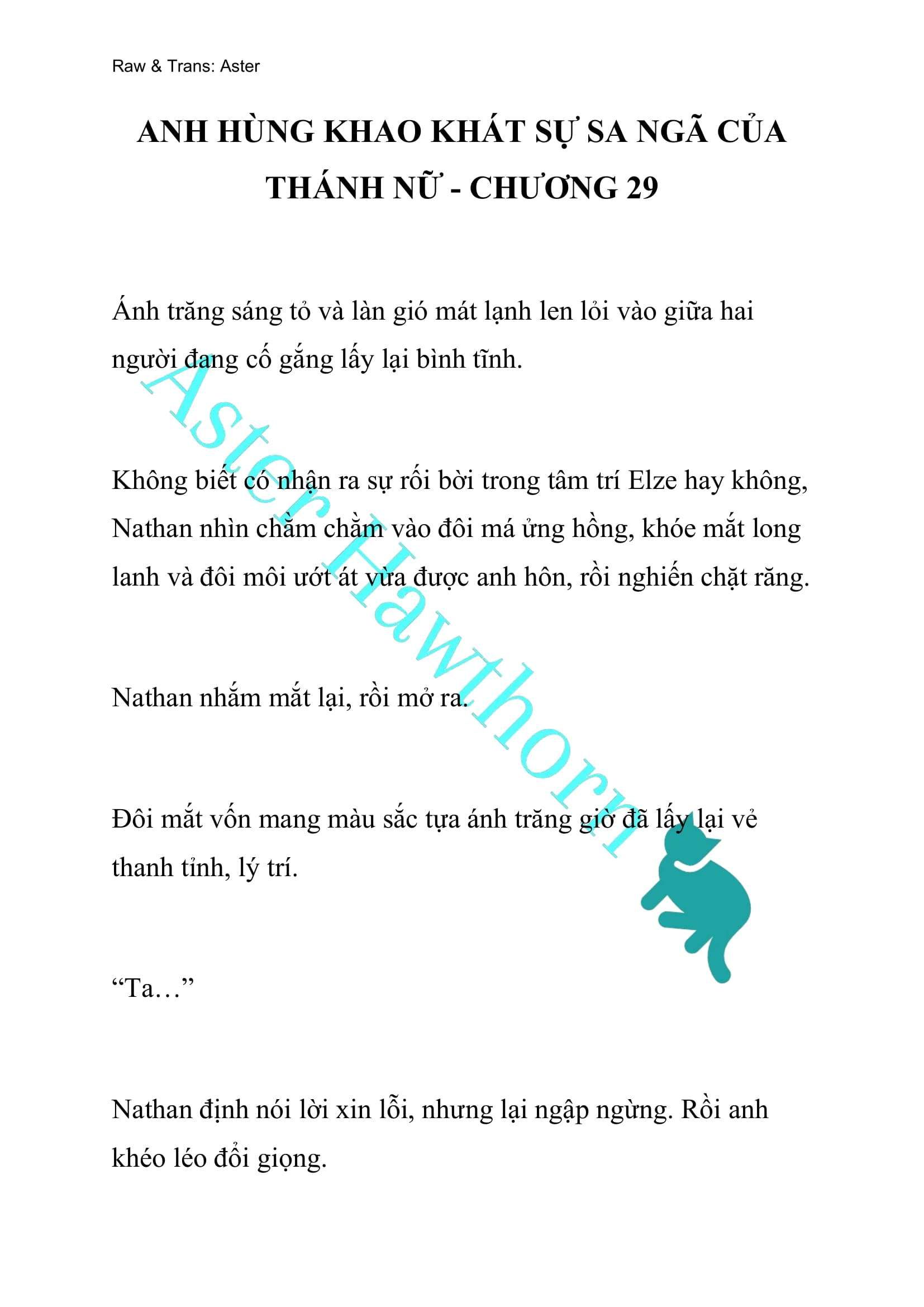 [novel] Anh Hùng Khao Khát Sự Sa Ngã Của Thánh Nữ Chương 29 page 1 - Giả Dược
