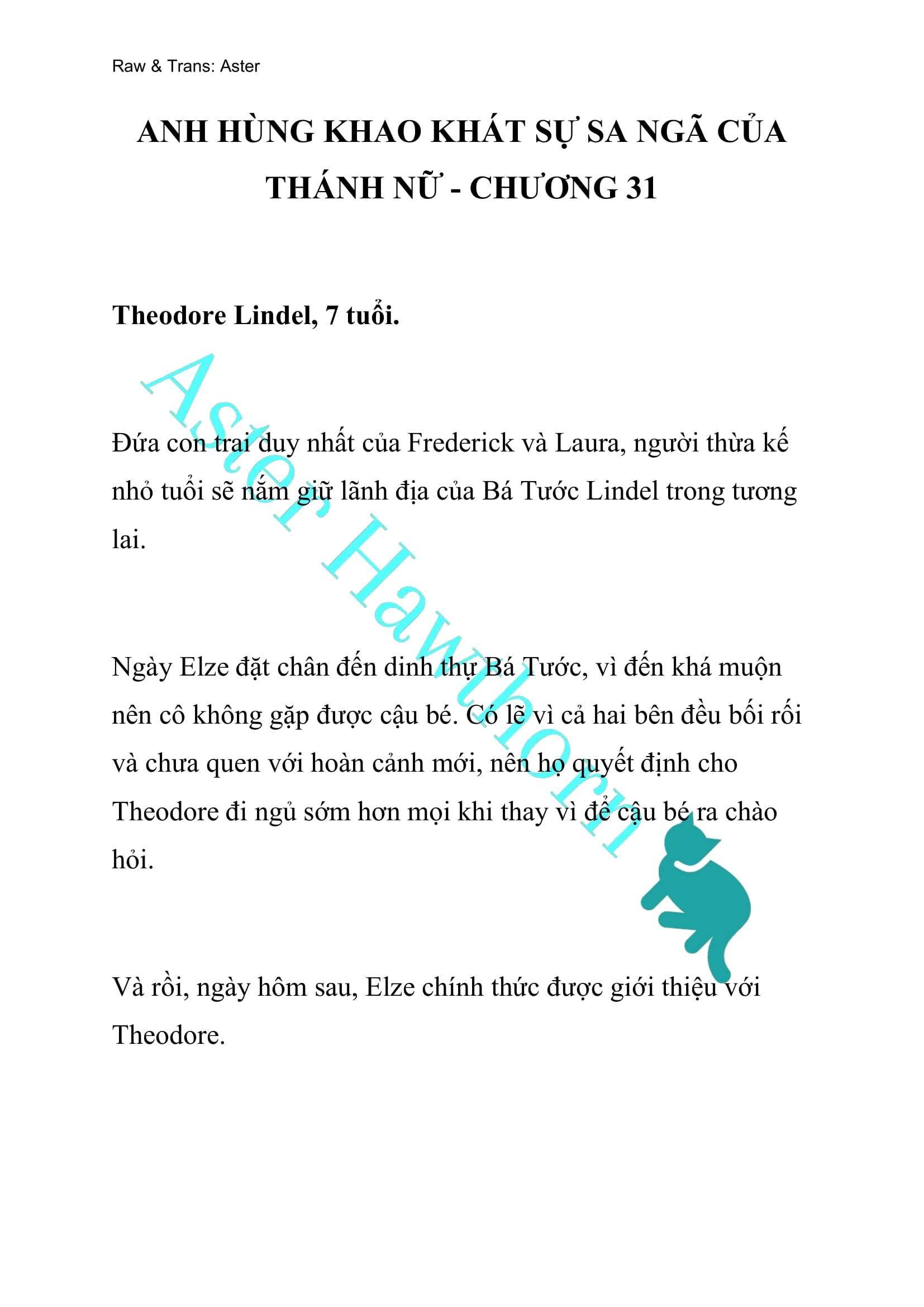 [novel] Anh Hùng Khao Khát Sự Sa Ngã Của Thánh Nữ Chương 31 page 1 - Giả Dược