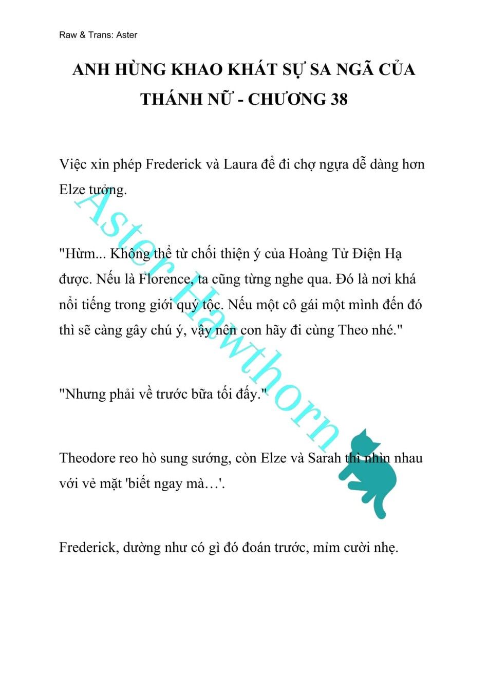 [novel] Anh Hùng Khao Khát Sự Sa Ngã Của Thánh Nữ Chương 38 page 1 - Giả Dược