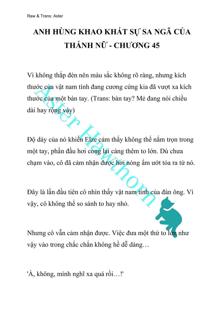 đọc truyện [novel] Anh Hùng Khao Khát Sự Sa Ngã Của Thánh Nữ Chương 45 ảnh 1 tại Thiên Thai Truyện