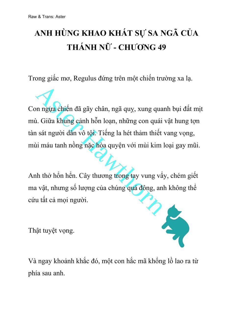 đọc truyện [novel] Anh Hùng Khao Khát Sự Sa Ngã Của Thánh Nữ Chương 49 ảnh 2 tại Thiên Thai Truyện