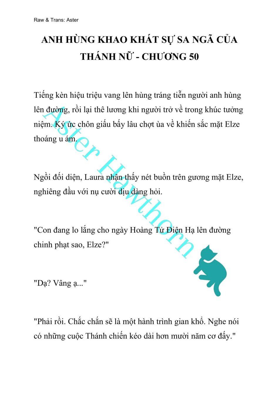đọc truyện [novel] Anh Hùng Khao Khát Sự Sa Ngã Của Thánh Nữ Chương 50 ảnh 2 tại Thiên Thai Truyện