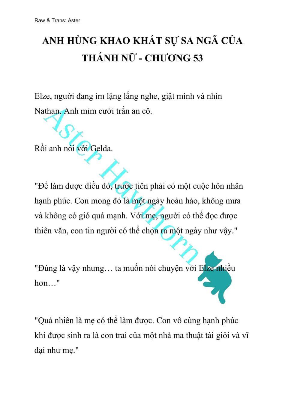 đọc truyện [novel] Anh Hùng Khao Khát Sự Sa Ngã Của Thánh Nữ Chương 53 ảnh 2 tại Thiên Thai Truyện