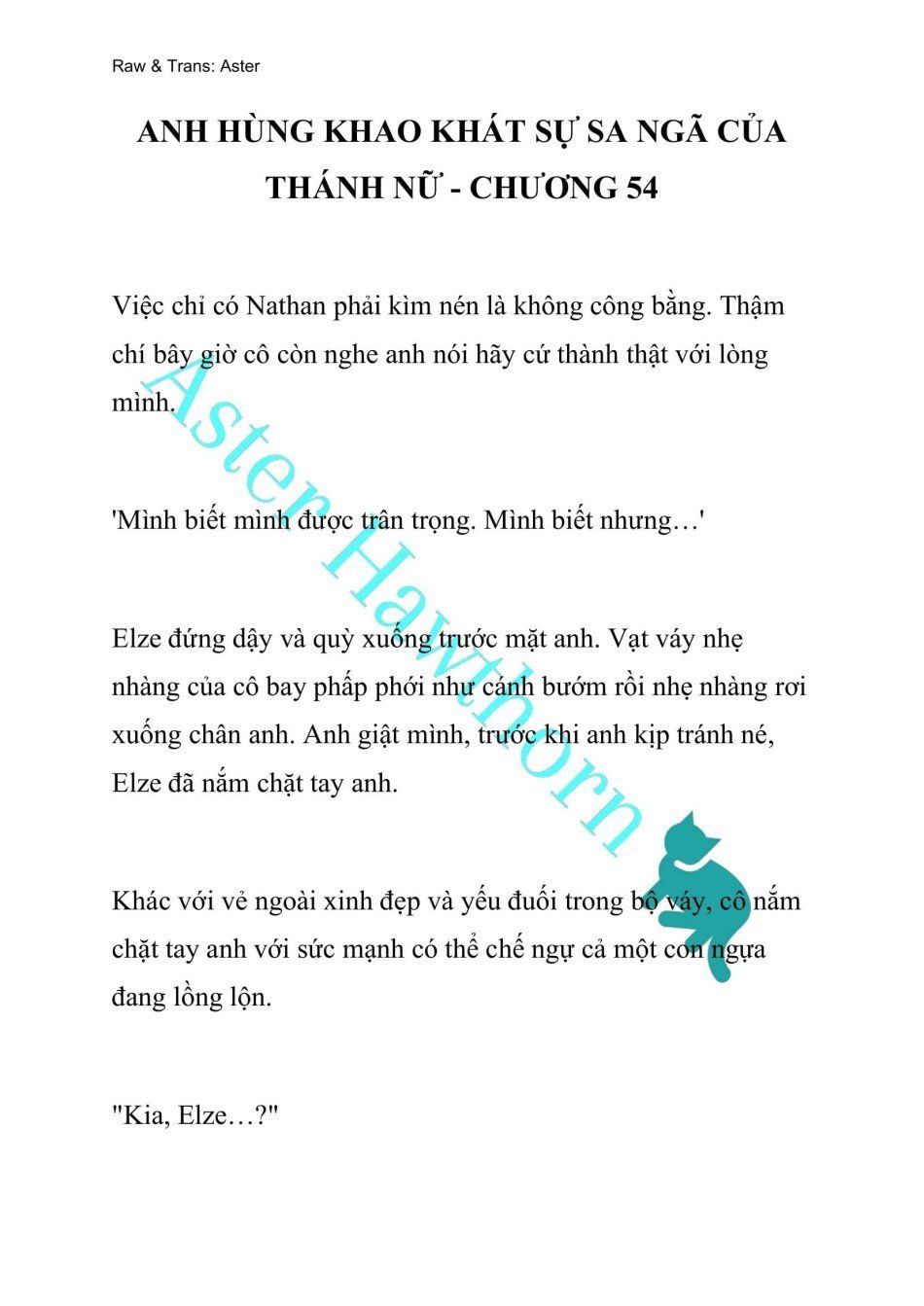 đọc truyện [novel] Anh Hùng Khao Khát Sự Sa Ngã Của Thánh Nữ Chương 54 ảnh 2 tại Thiên Thai Truyện