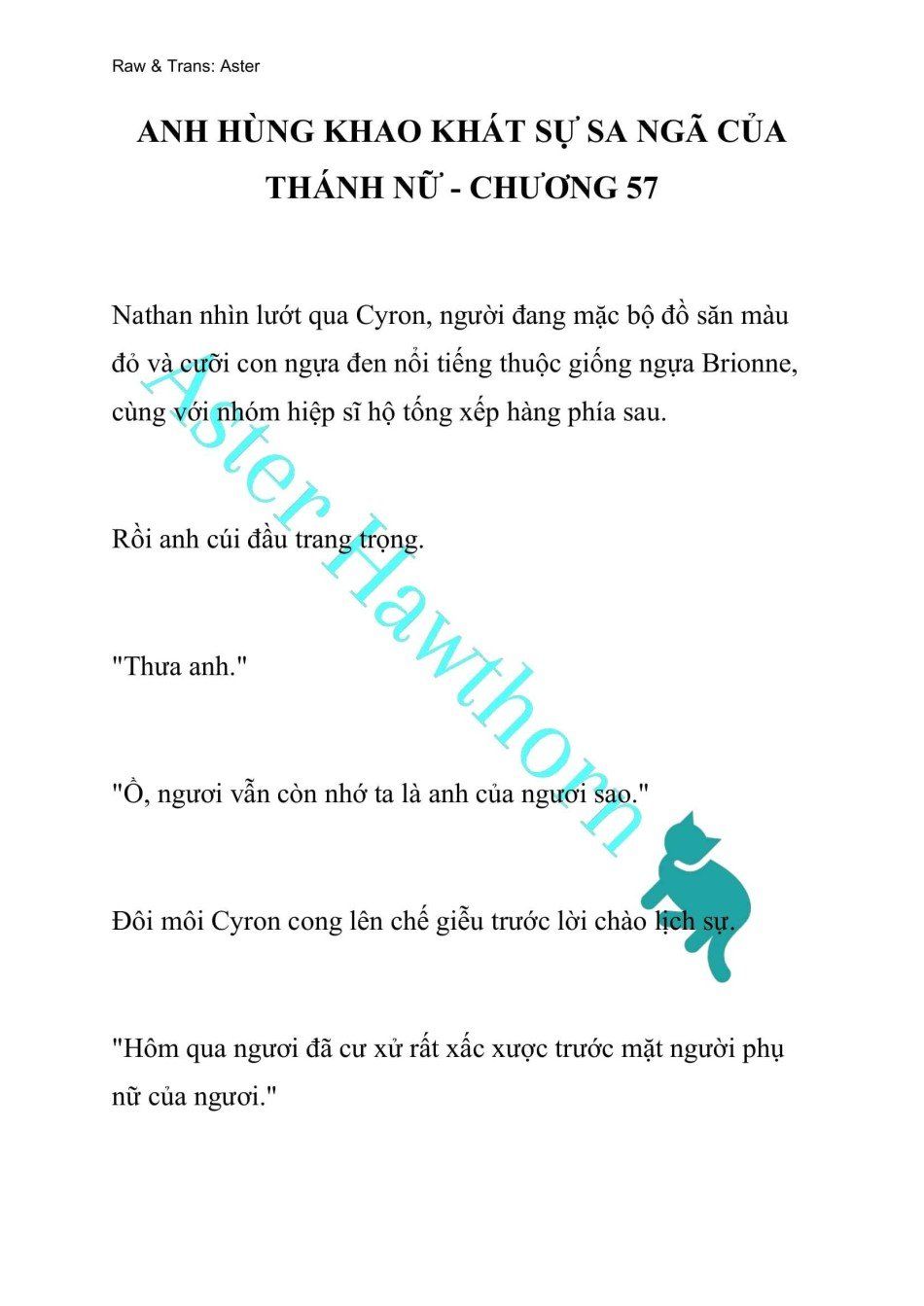 đọc truyện [novel] Anh Hùng Khao Khát Sự Sa Ngã Của Thánh Nữ Chương 57 ảnh 2 tại Giả Dược