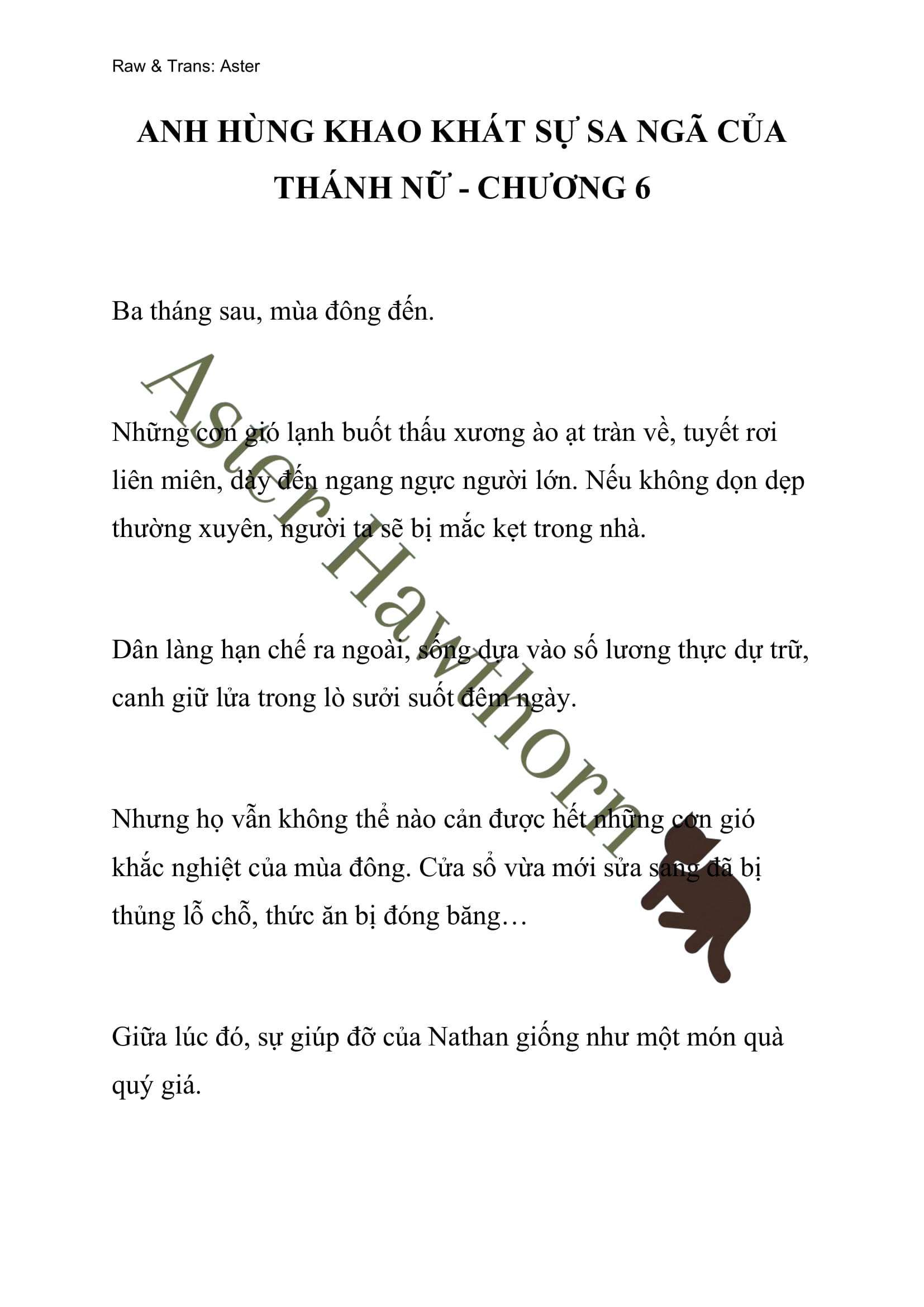 [novel] Anh Hùng Khao Khát Sự Sa Ngã Của Thánh Nữ Chương 6 page 1 - Giả Dược