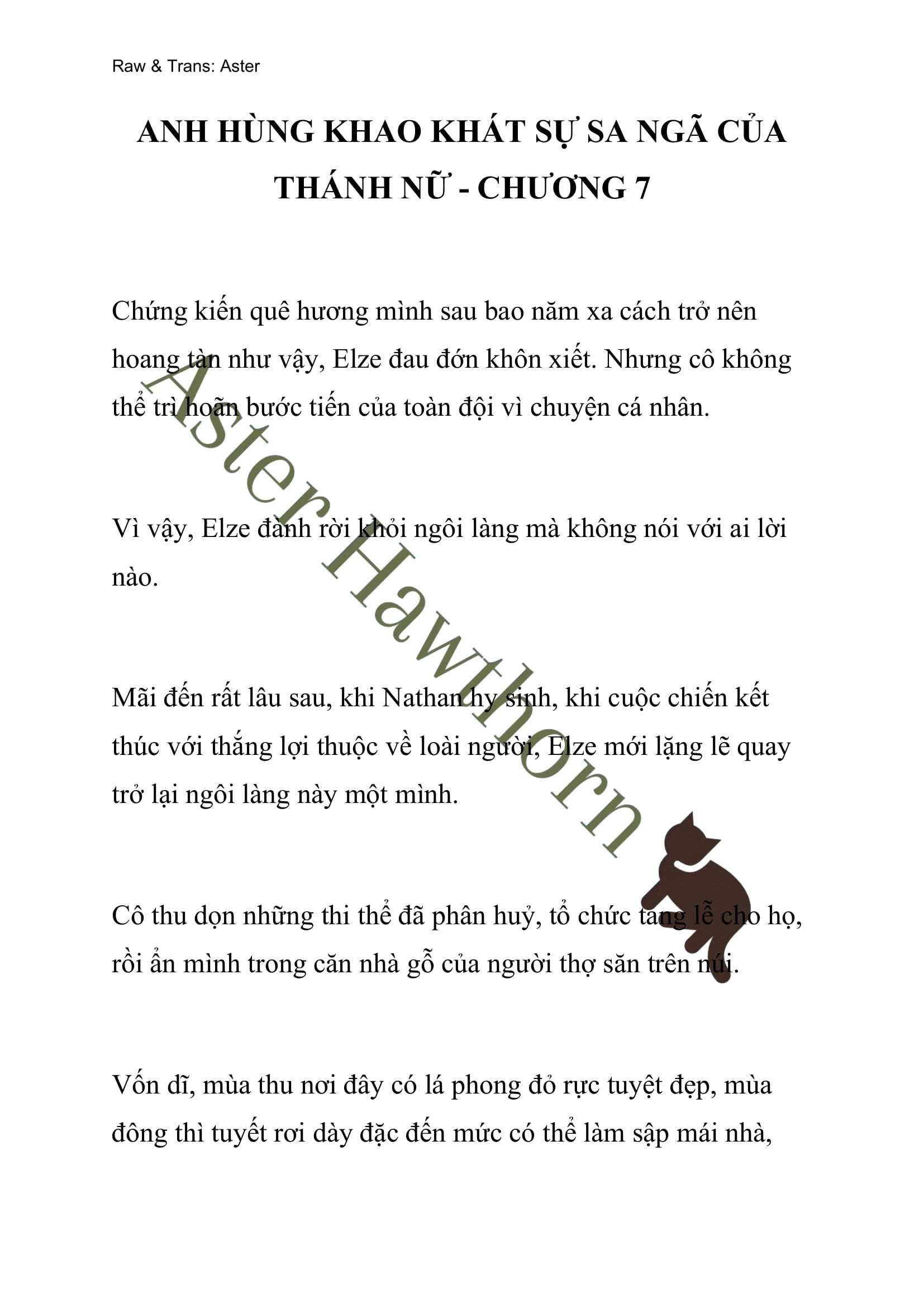 [novel] Anh Hùng Khao Khát Sự Sa Ngã Của Thánh Nữ Chương 7 page 1 - Giả Dược