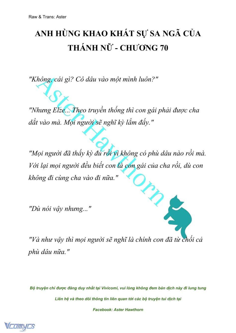 đọc truyện [novel] Anh Hùng Khao Khát Sự Sa Ngã Của Thánh Nữ Chương 70 ảnh 2 tại Thiên Thai Truyện
