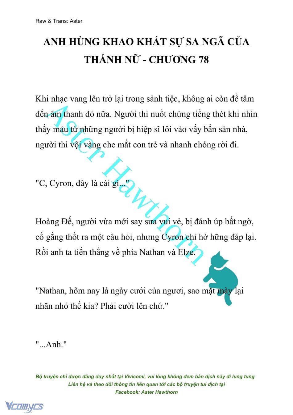 đọc truyện [novel] Anh Hùng Khao Khát Sự Sa Ngã Của Thánh Nữ Chương 78 ảnh 3 tại Thiên Thai Truyện