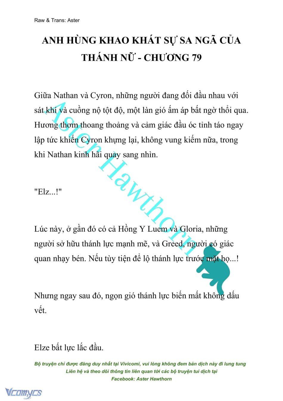 đọc truyện [novel] Anh Hùng Khao Khát Sự Sa Ngã Của Thánh Nữ Chương 79 ảnh 3 tại Thiên Thai Truyện