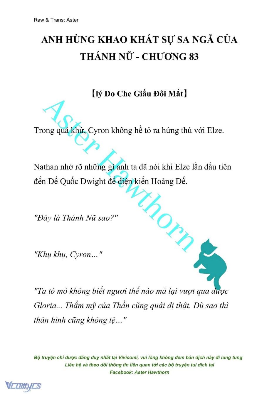 đọc truyện [novel] Anh Hùng Khao Khát Sự Sa Ngã Của Thánh Nữ Chương 83 ảnh 2 tại Thiên Thai Truyện