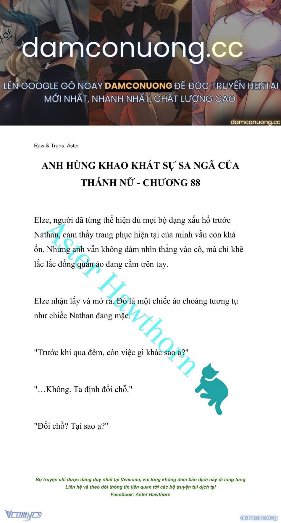 đọc truyện [novel] Anh Hùng Khao Khát Sự Sa Ngã Của Thánh Nữ Chương 88 ảnh 2 tại Thiên Thai Truyện