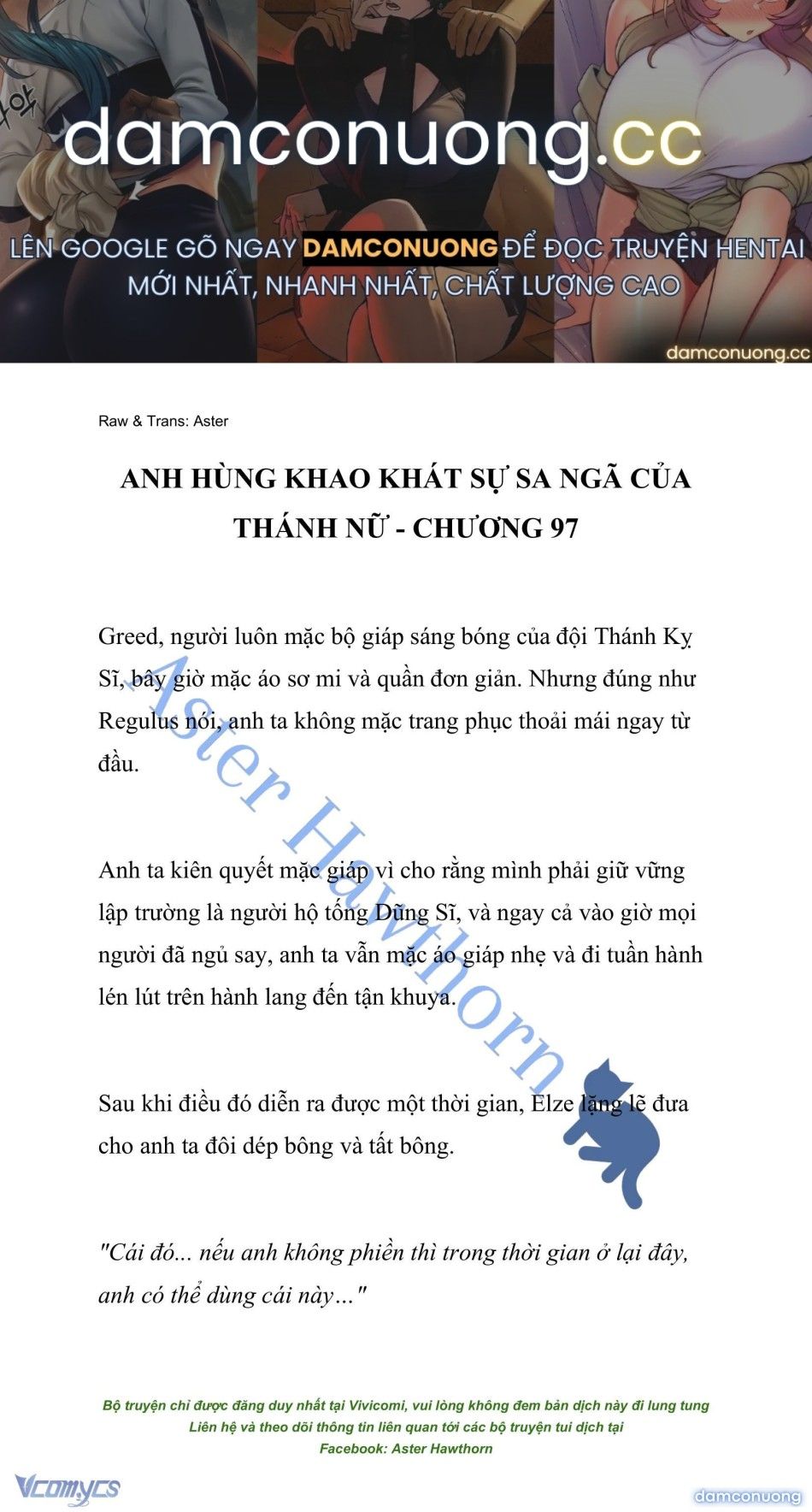 đọc truyện [novel] Anh Hùng Khao Khát Sự Sa Ngã Của Thánh Nữ Chương 97 ảnh 2 tại Thiên Thai Truyện