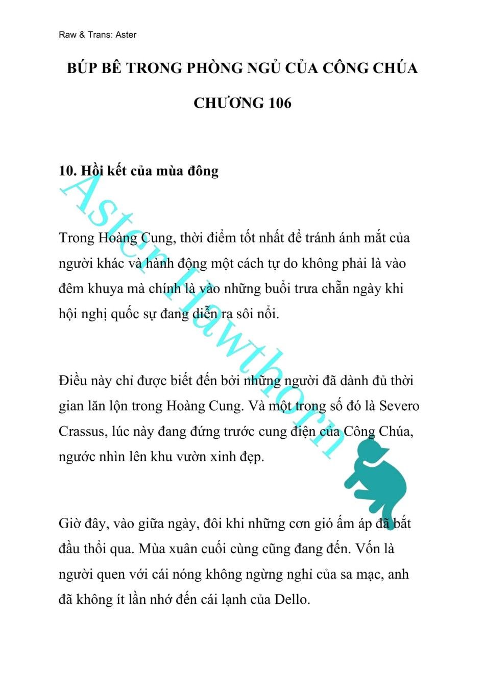 đọc truyện [novel] Búp Bê Trong Phòng Ngủ Của Công Chúa Chương 106 ảnh 1 tại Thiên Thai Truyện