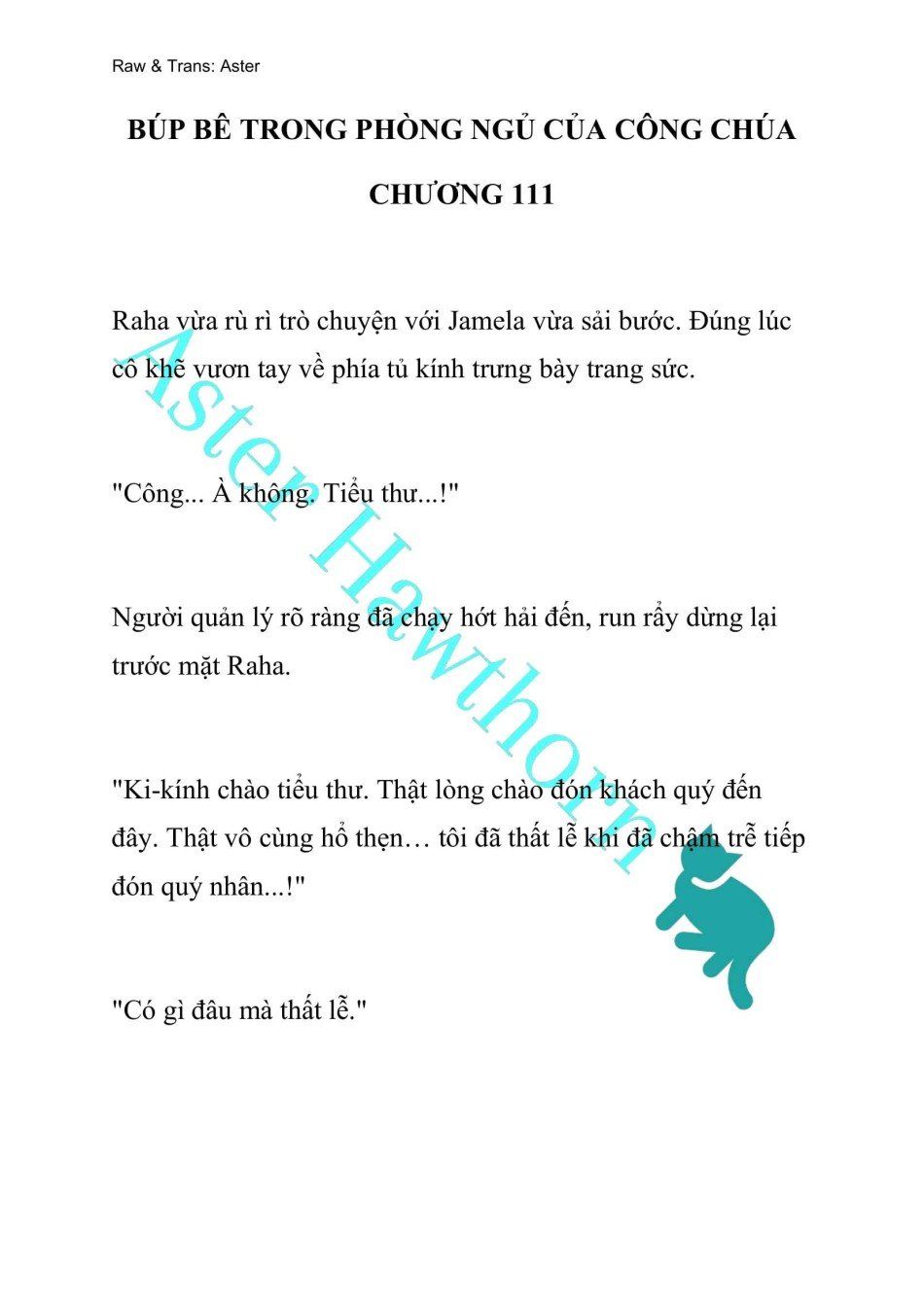 đọc truyện [novel] Búp Bê Trong Phòng Ngủ Của Công Chúa Chương 111 ảnh 2 tại Thiên Thai Truyện