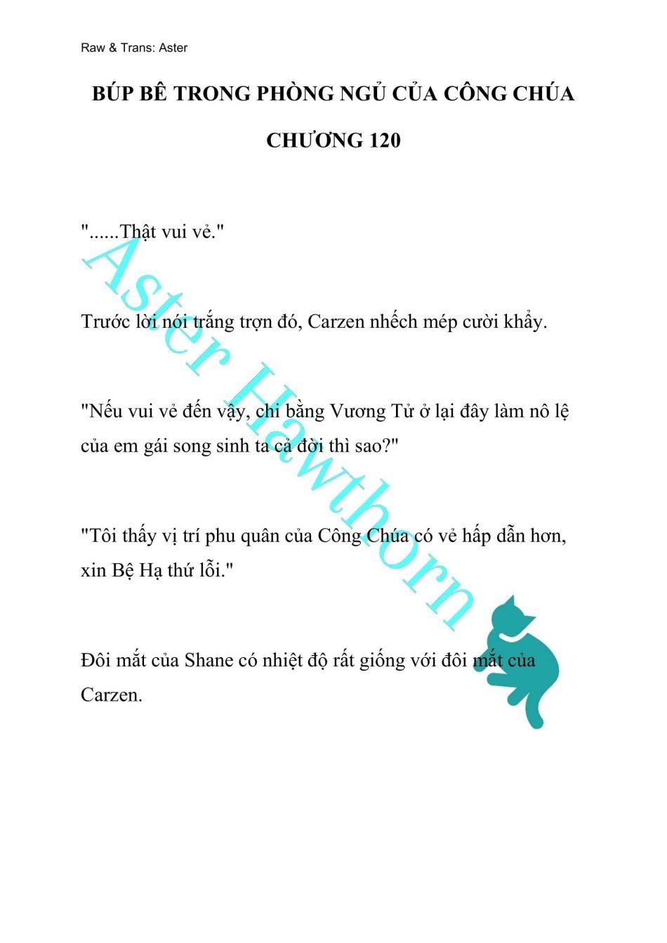 đọc truyện [novel] Búp Bê Trong Phòng Ngủ Của Công Chúa Chương 120 ảnh 2 tại Thiên Thai Truyện