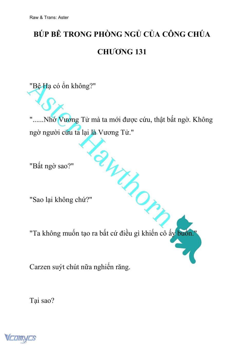 đọc truyện [novel] Búp Bê Trong Phòng Ngủ Của Công Chúa Chương 131 ảnh 2 tại Truyện Dạ Ký