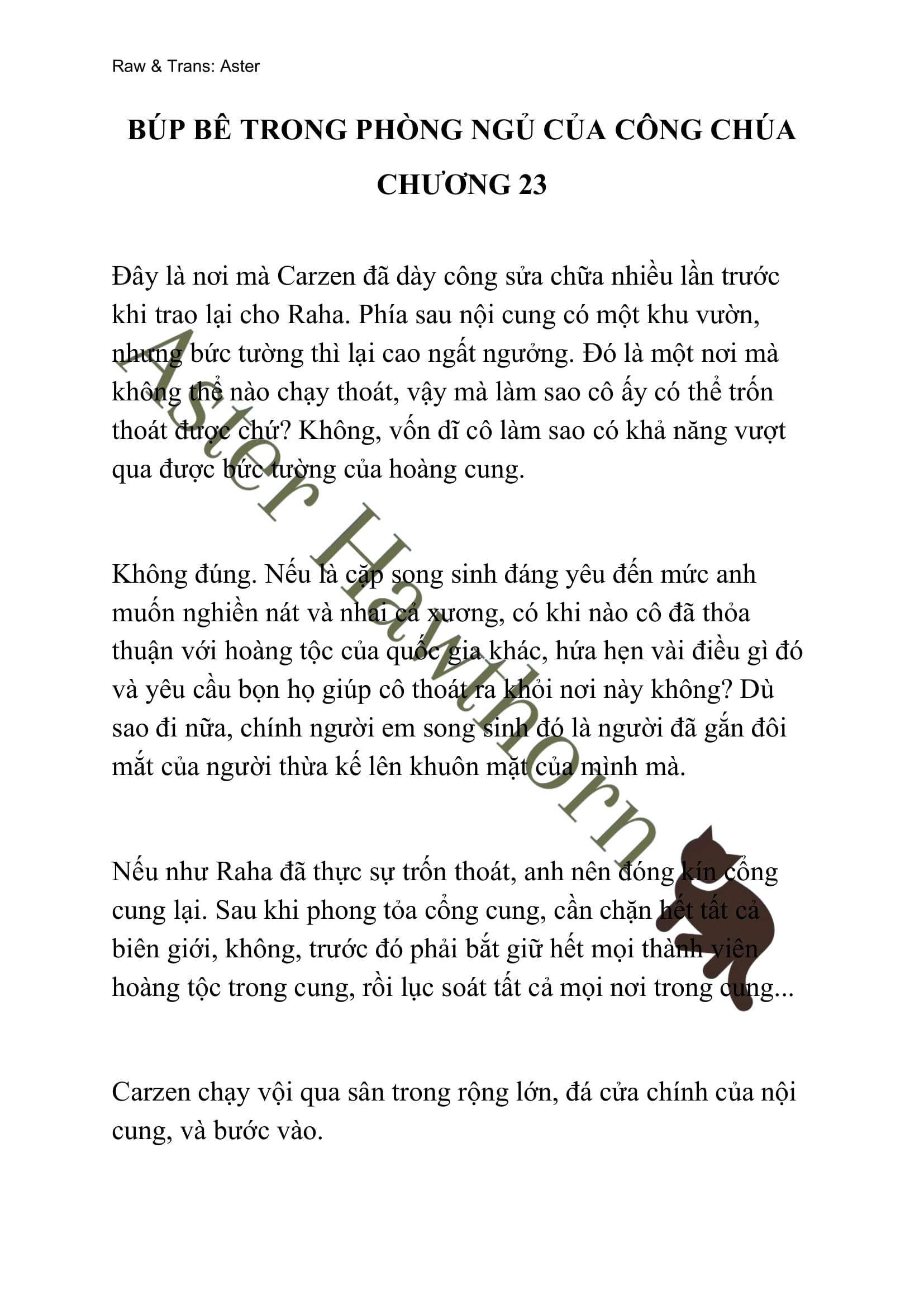[novel] Búp Bê Trong Phòng Ngủ Của Công Chúa Chương 23 page 1 - Giả Dược