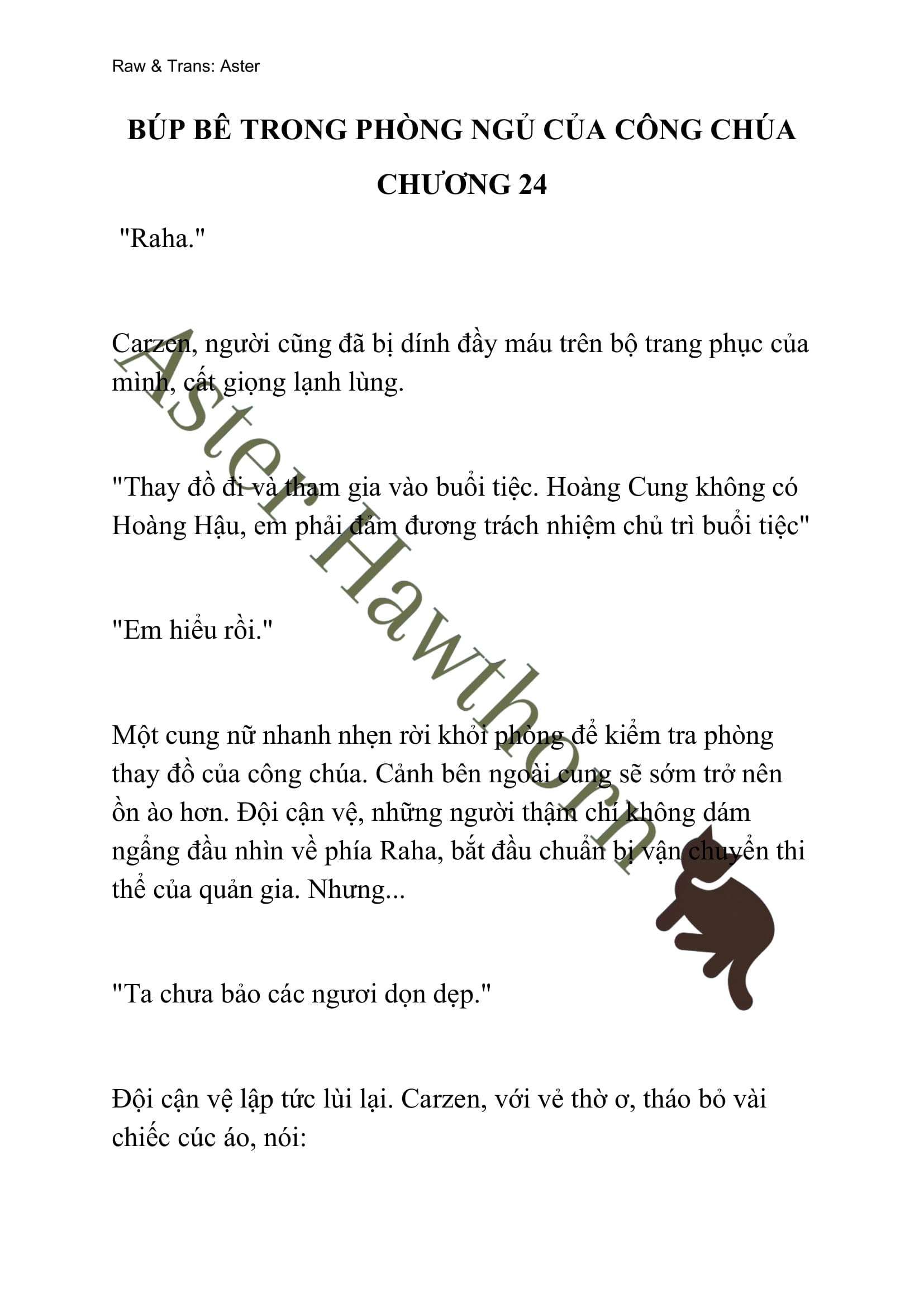 [novel] Búp Bê Trong Phòng Ngủ Của Công Chúa Chương 24 page 1 - Giả Dược