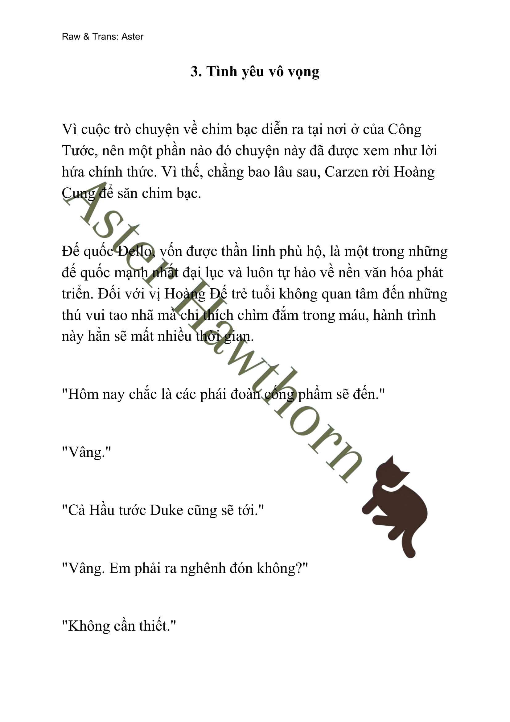 [novel] Búp Bê Trong Phòng Ngủ Của Công Chúa Chương 28 page 3 - Giả Dược