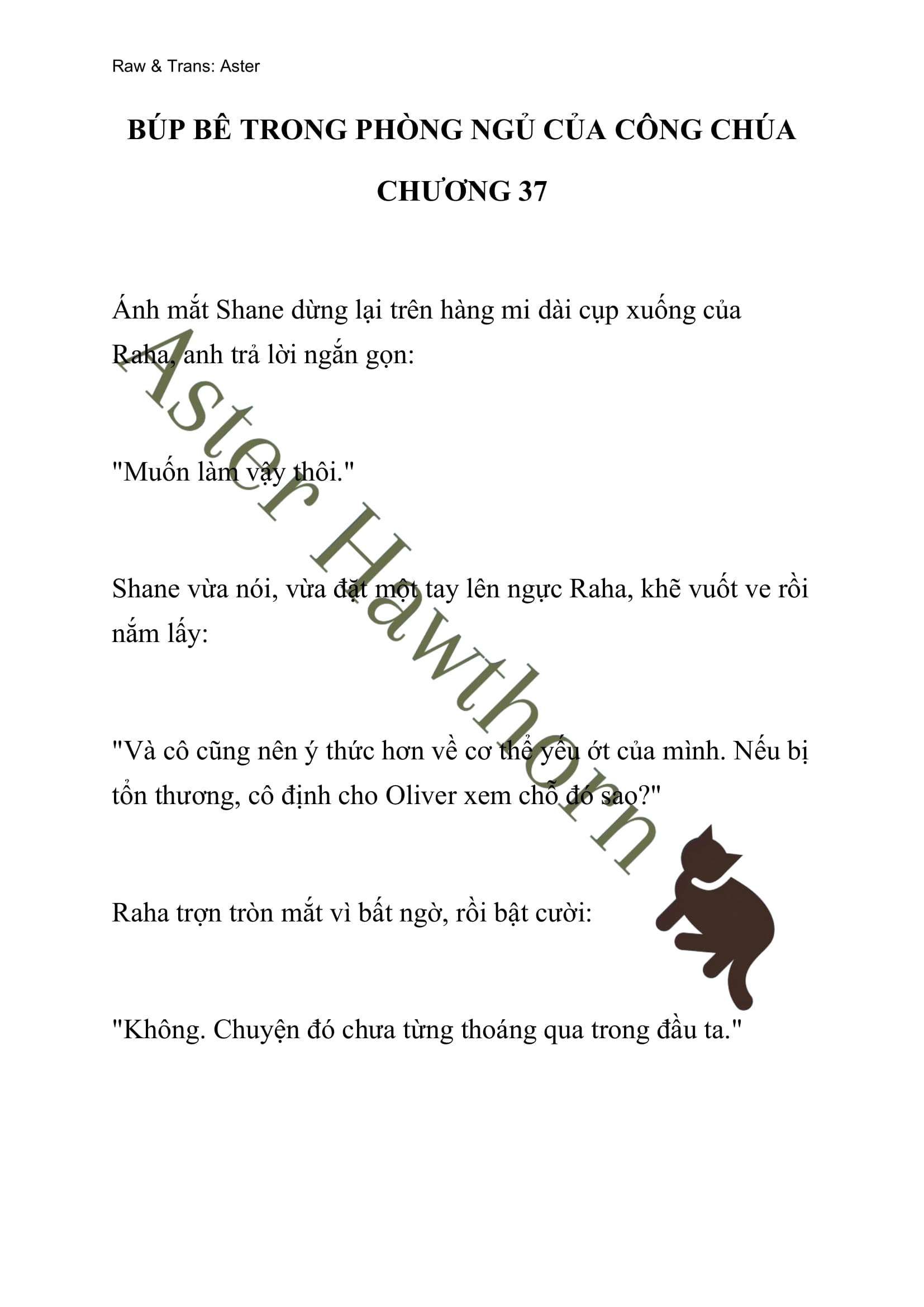 [novel] Búp Bê Trong Phòng Ngủ Của Công Chúa Chương 37 page 1 - Giả Dược