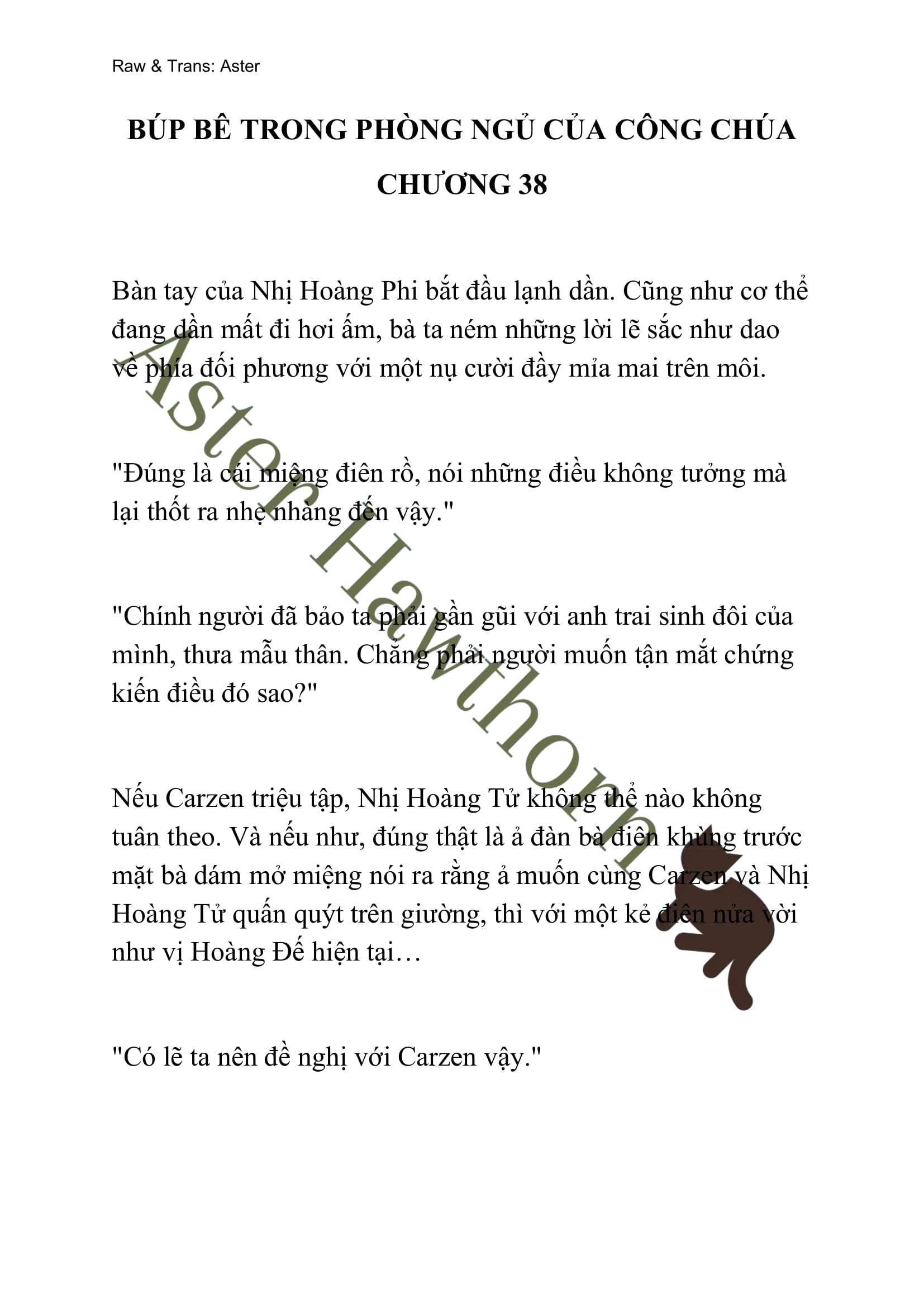 [novel] Búp Bê Trong Phòng Ngủ Của Công Chúa Chương 38 page 1 - Giả Dược