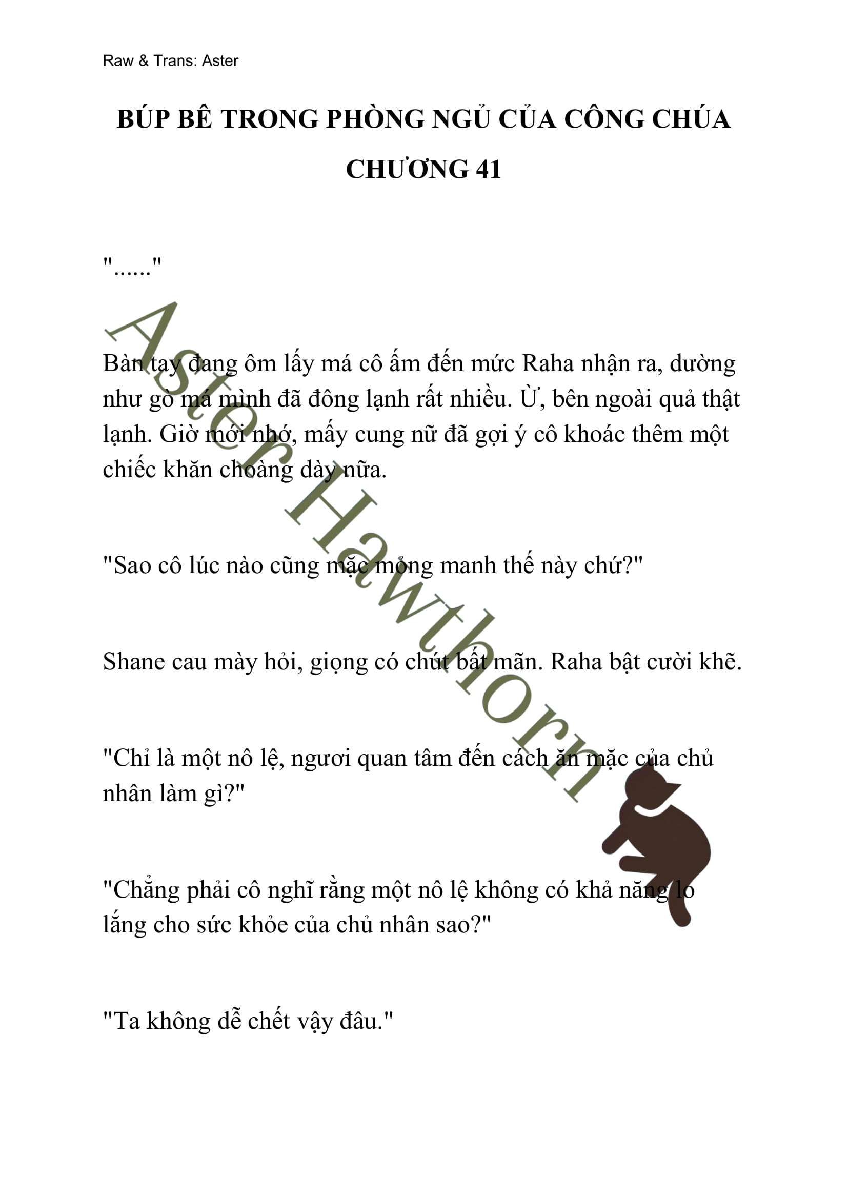 [novel] Búp Bê Trong Phòng Ngủ Của Công Chúa Chương 41 page 1 - Giả Dược