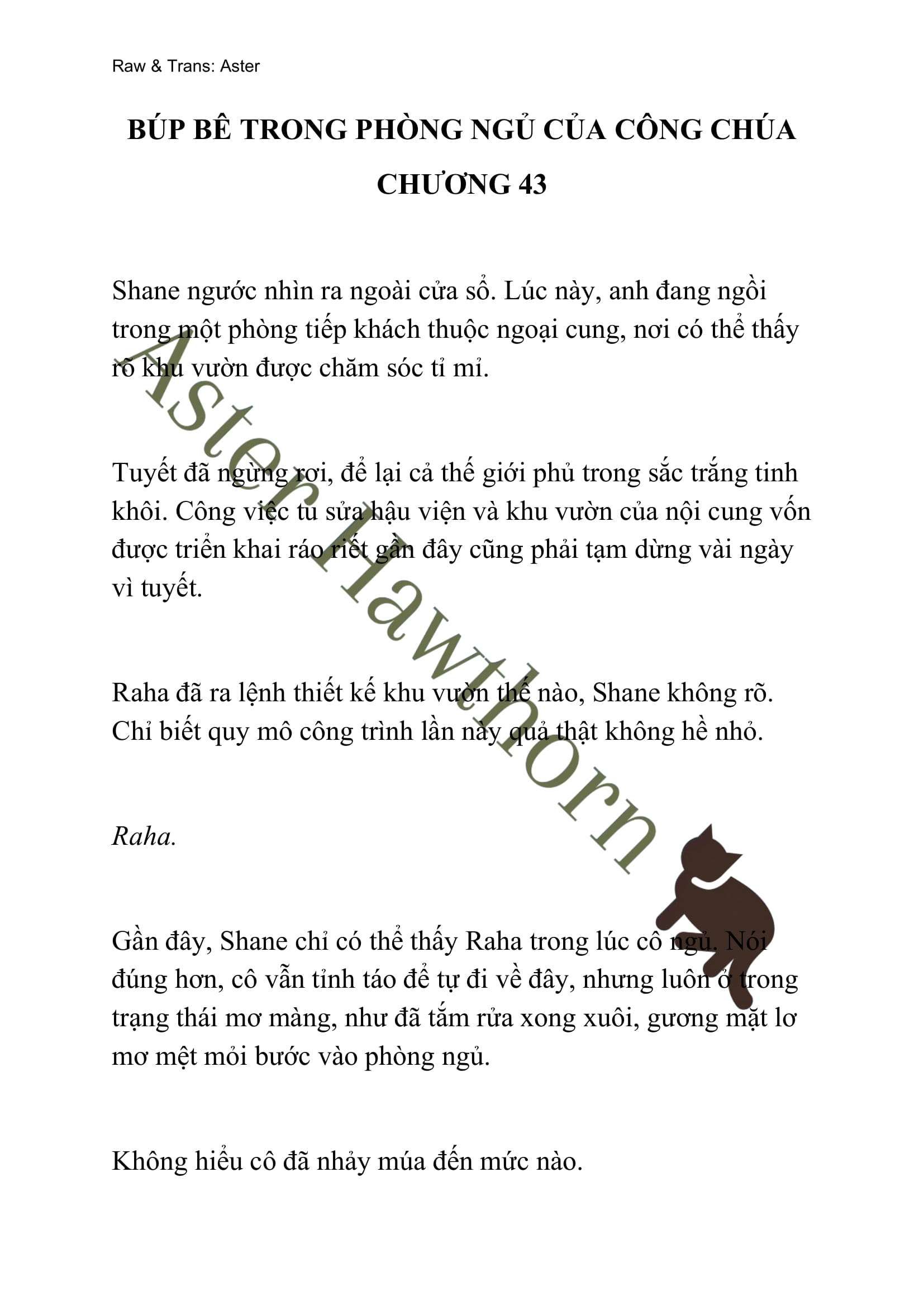 [novel] Búp Bê Trong Phòng Ngủ Của Công Chúa Chương 43 page 1 - Giả Dược
