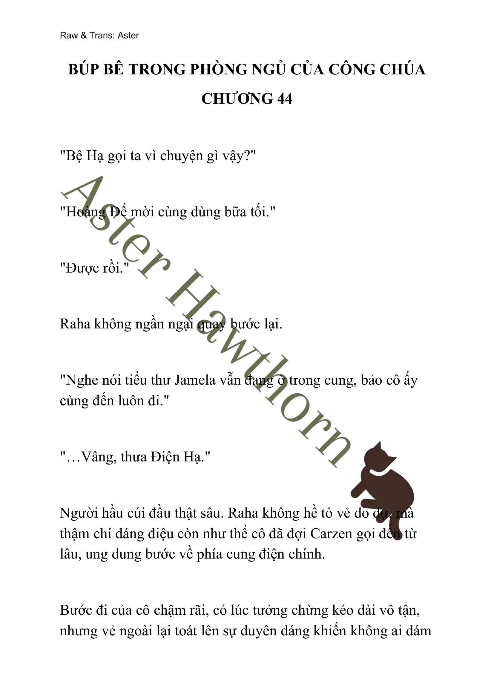 [novel] Búp Bê Trong Phòng Ngủ Của Công Chúa Chương 44 page 1 - Giả Dược