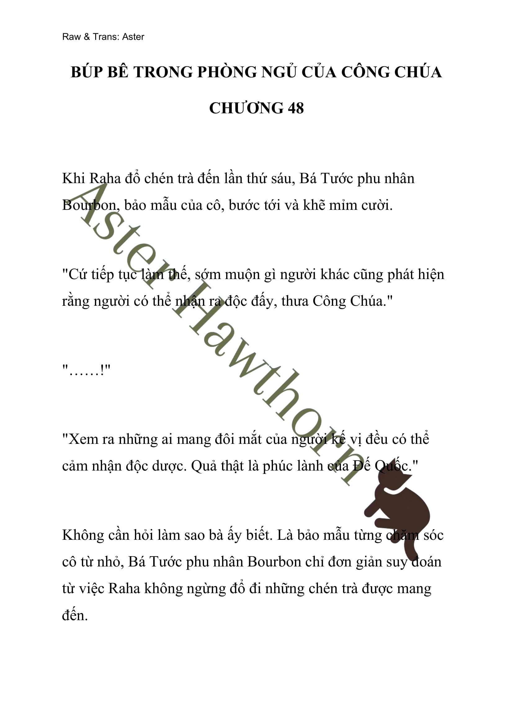 [novel] Búp Bê Trong Phòng Ngủ Của Công Chúa Chương 48 page 1 - Giả Dược