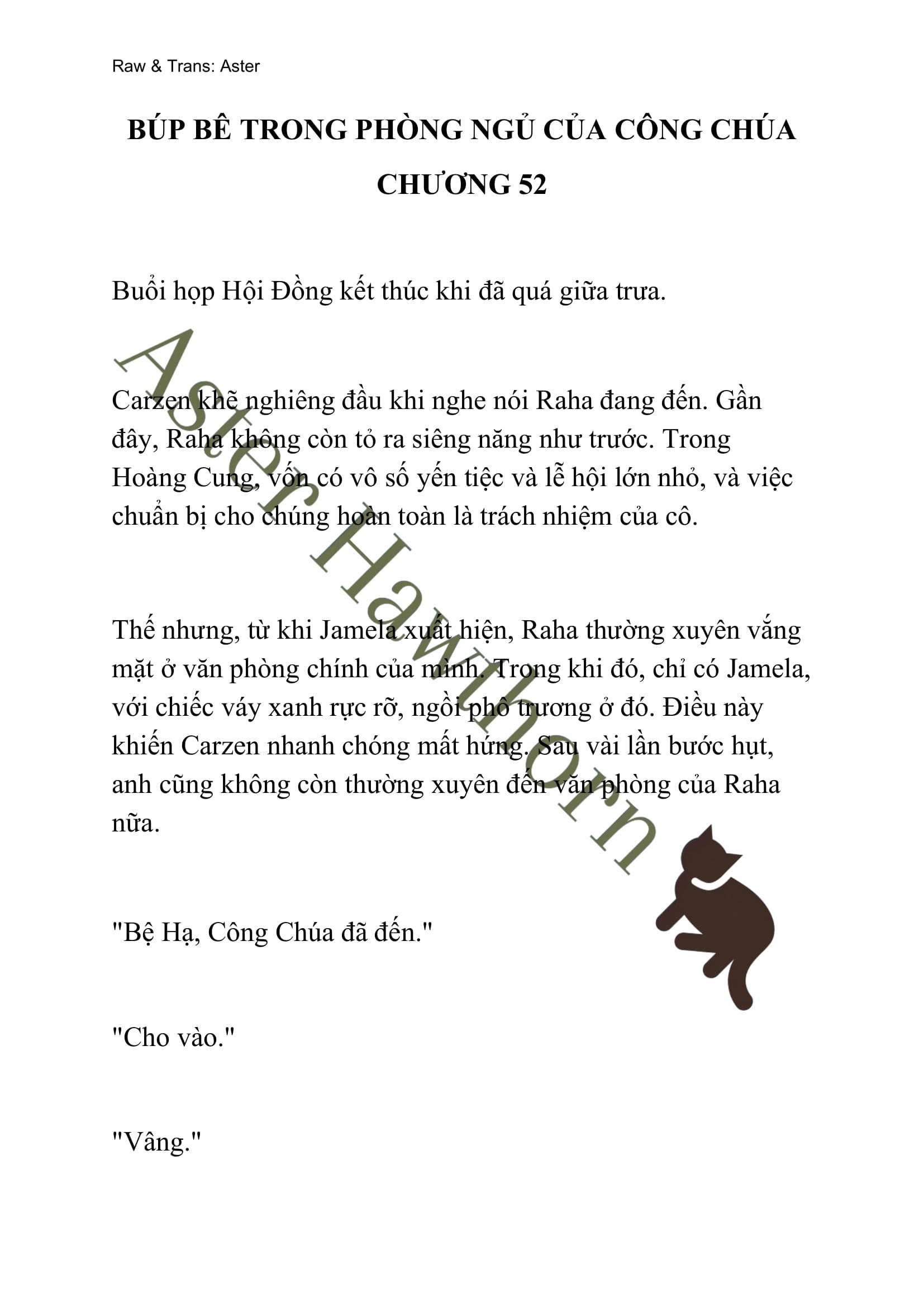 đọc truyện [novel] Búp Bê Trong Phòng Ngủ Của Công Chúa Chương 52 ảnh 1 tại Thiên Thai Truyện