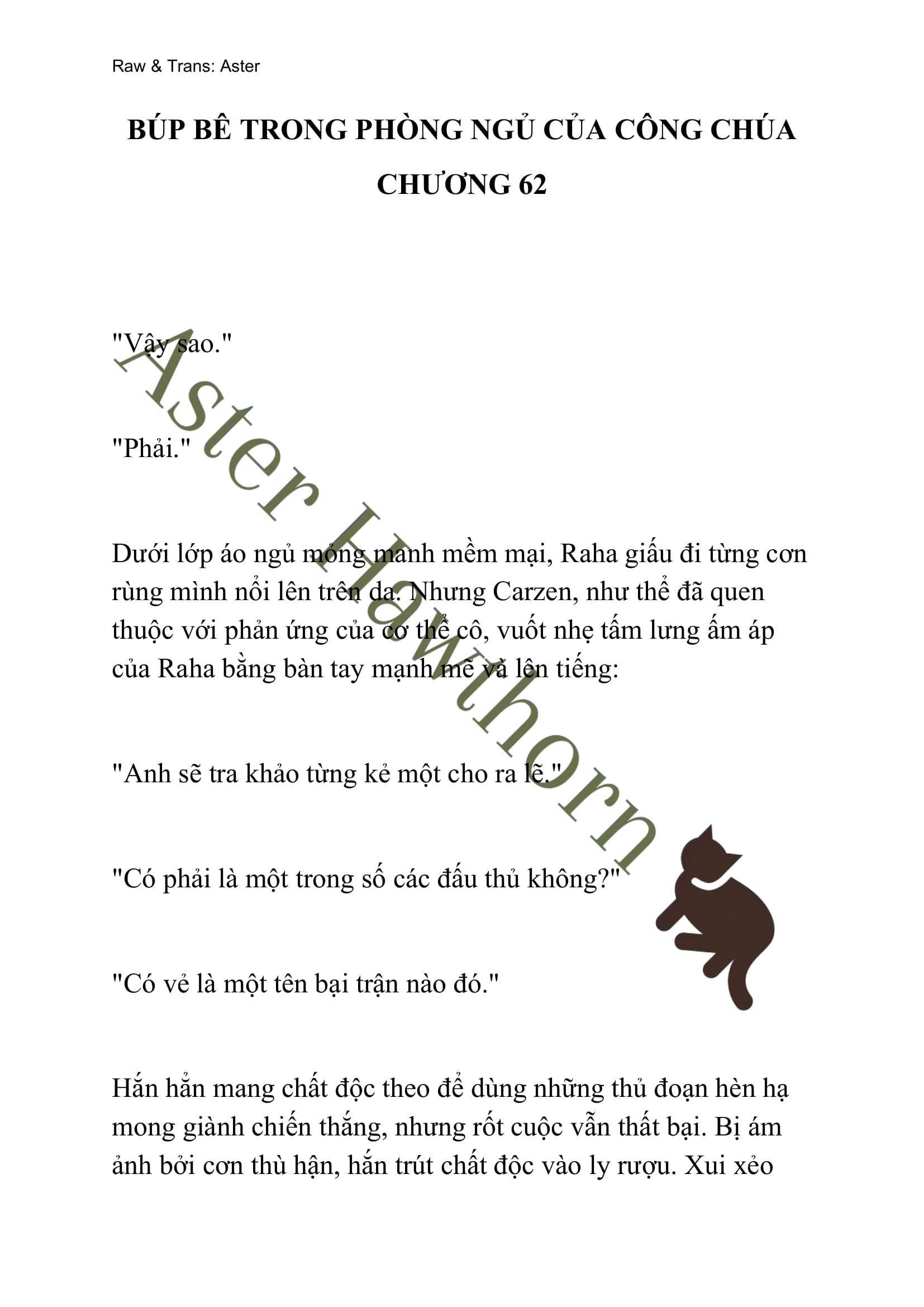 [novel] Búp Bê Trong Phòng Ngủ Của Công Chúa Chương 62 page 1 - Giả Dược