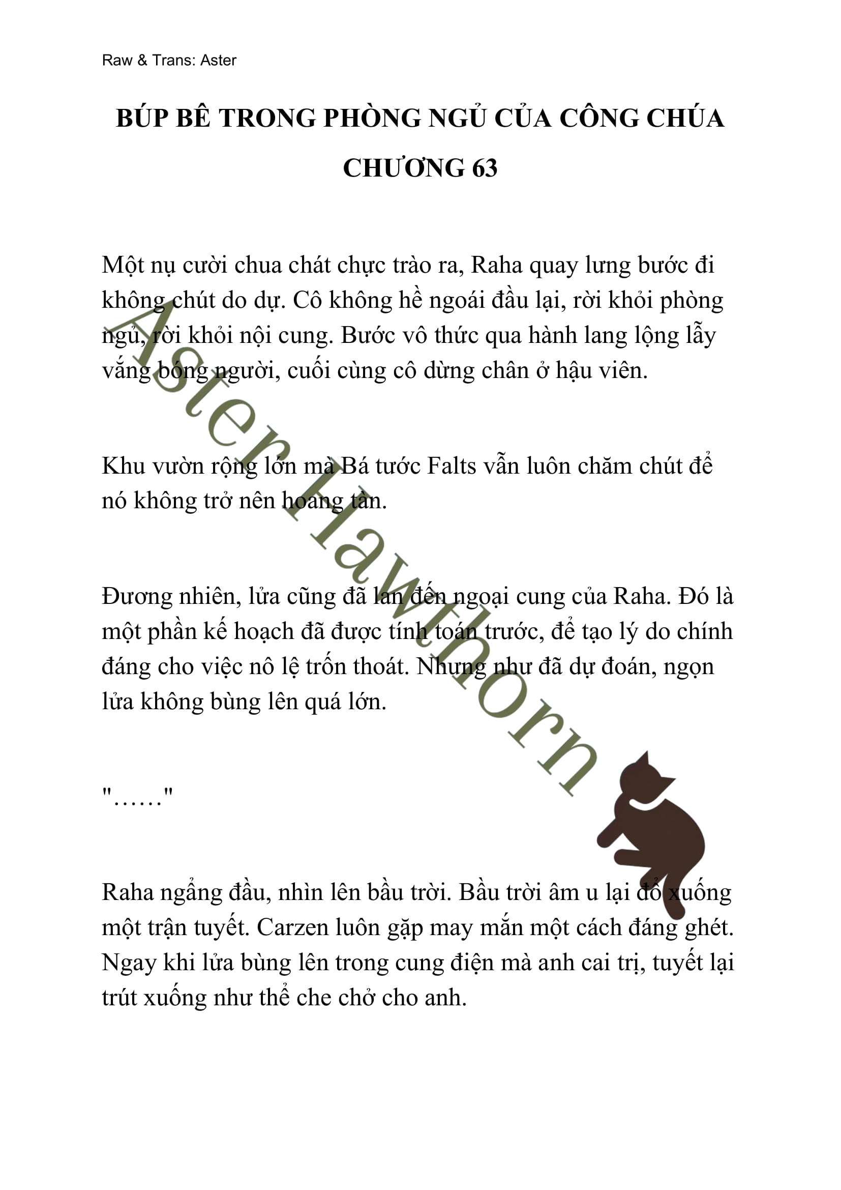 [novel] Búp Bê Trong Phòng Ngủ Của Công Chúa Chương 63 page 1 - Giả Dược