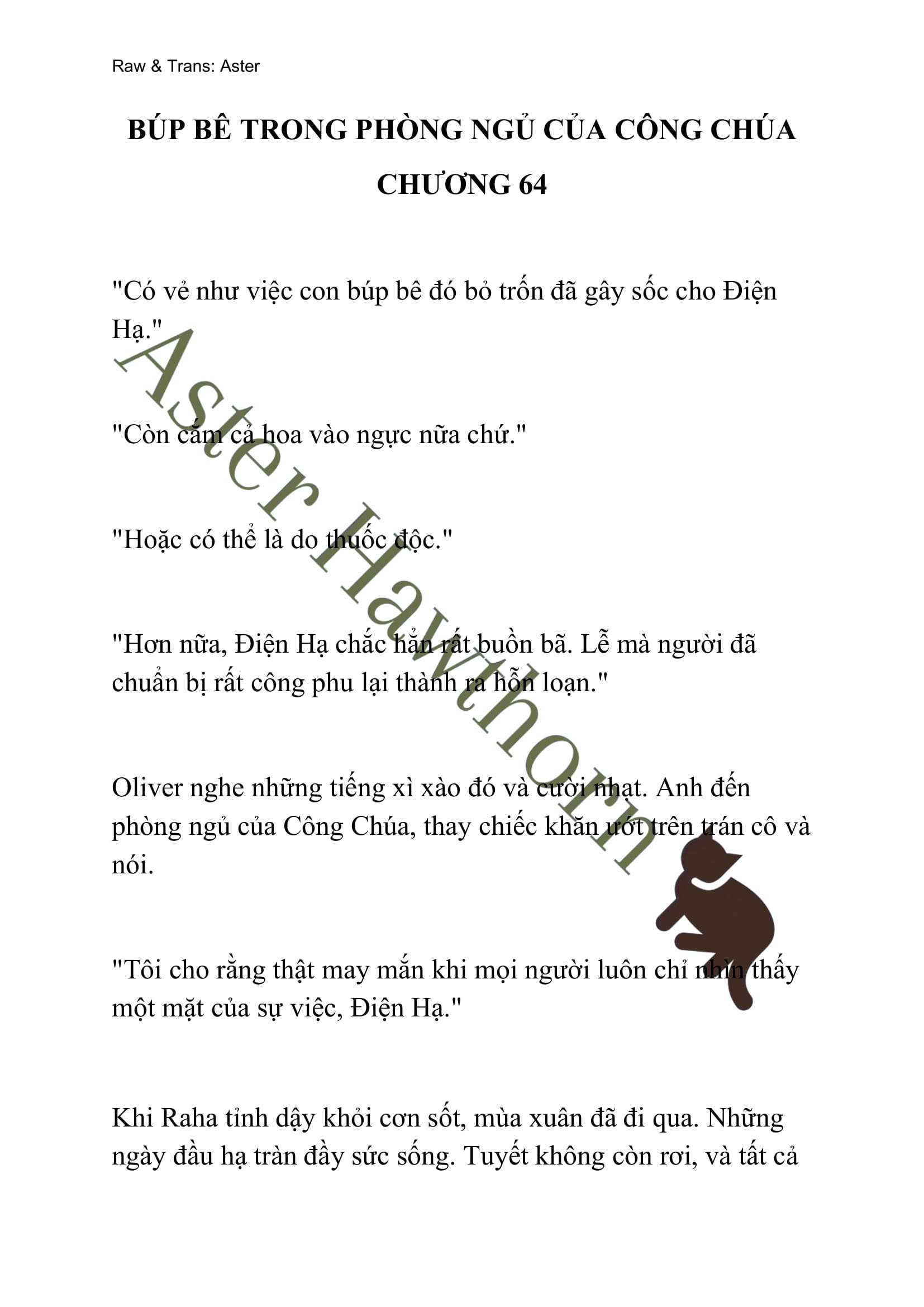 [novel] Búp Bê Trong Phòng Ngủ Của Công Chúa Chương 64 page 1 - Giả Dược