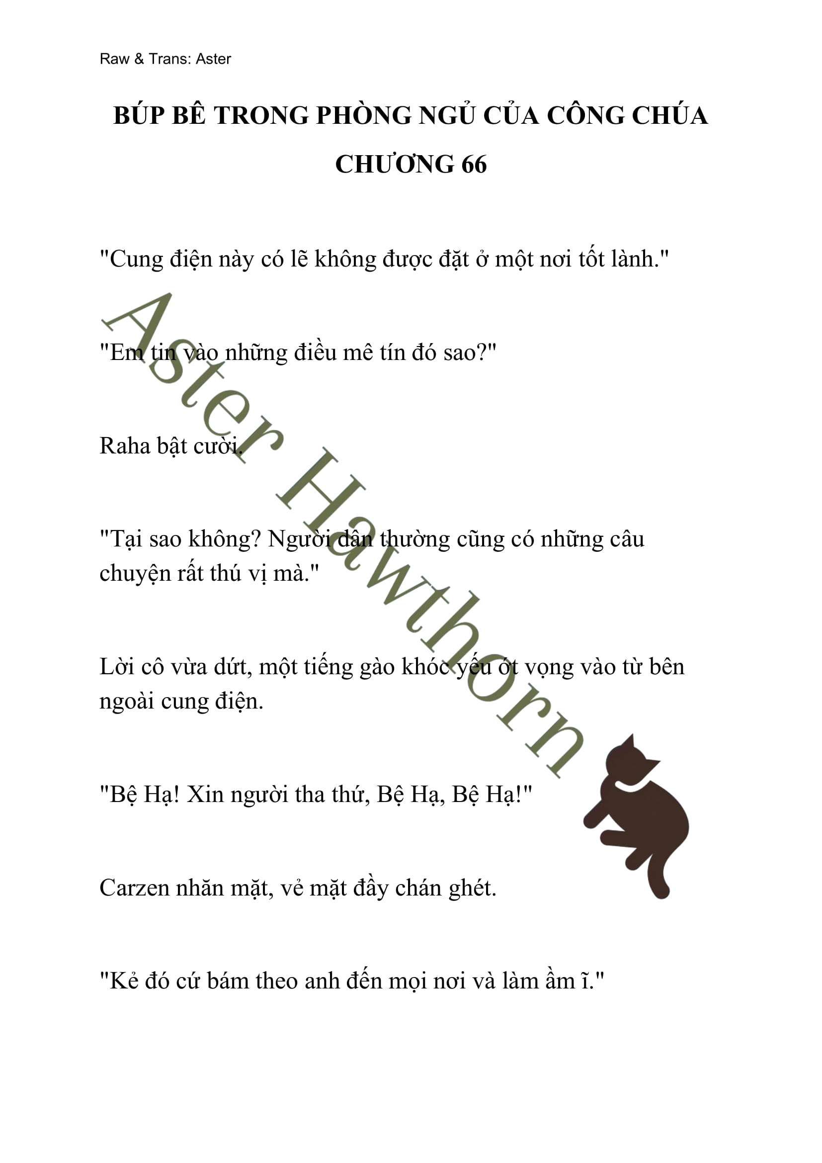 [novel] Búp Bê Trong Phòng Ngủ Của Công Chúa Chương 66 page 1 - Giả Dược