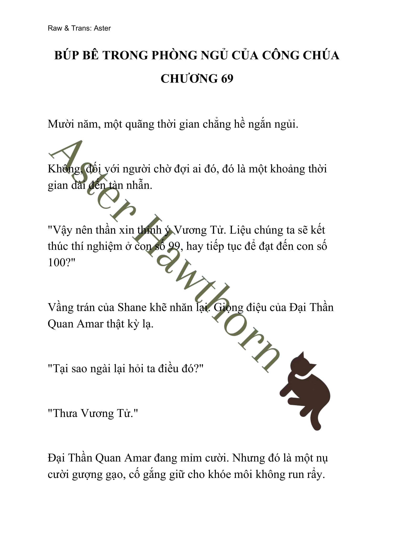 [novel] Búp Bê Trong Phòng Ngủ Của Công Chúa Chương 69 page 1 - Giả Dược