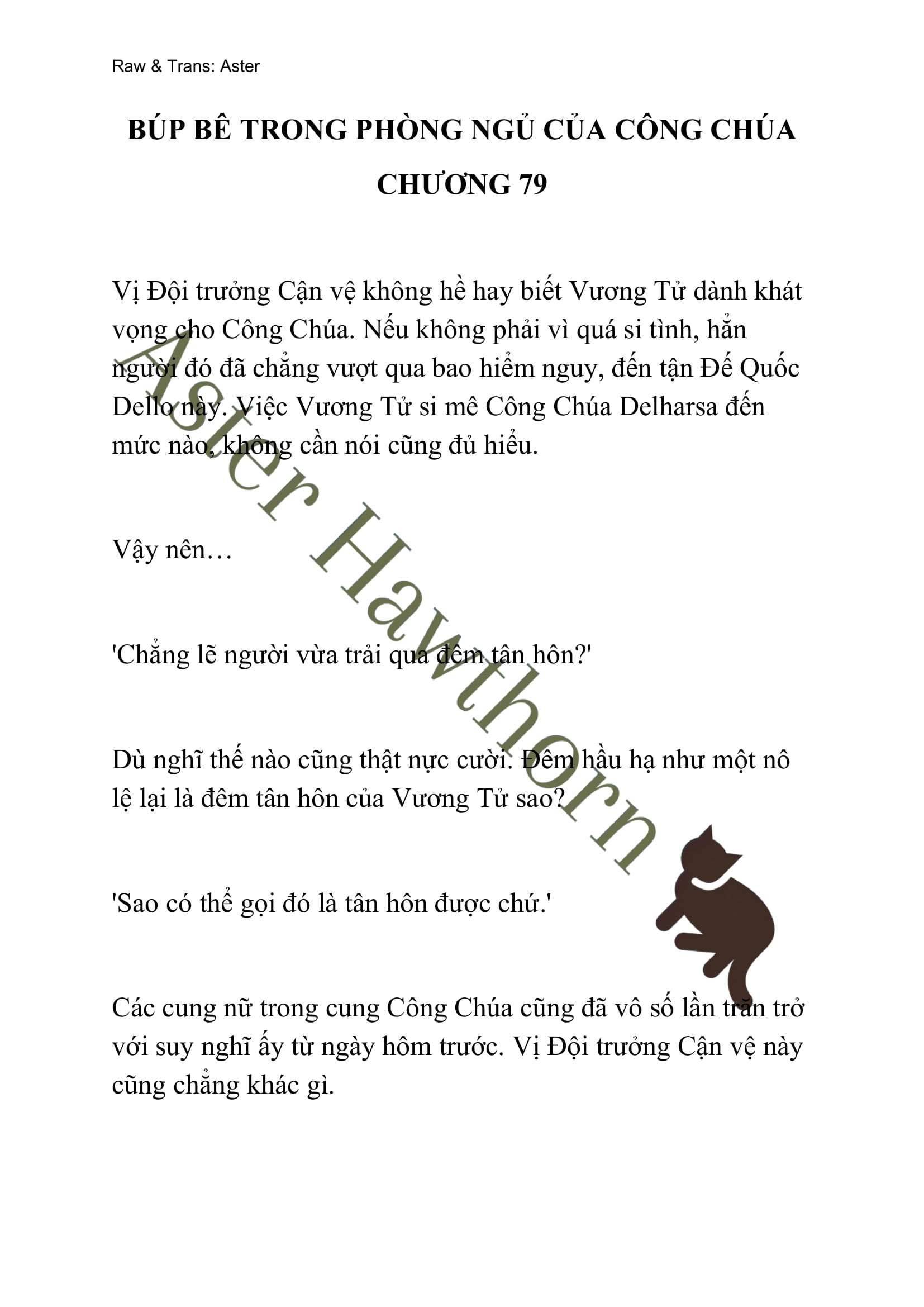 [novel] Búp Bê Trong Phòng Ngủ Của Công Chúa Chương 79 page 1 - Giả Dược