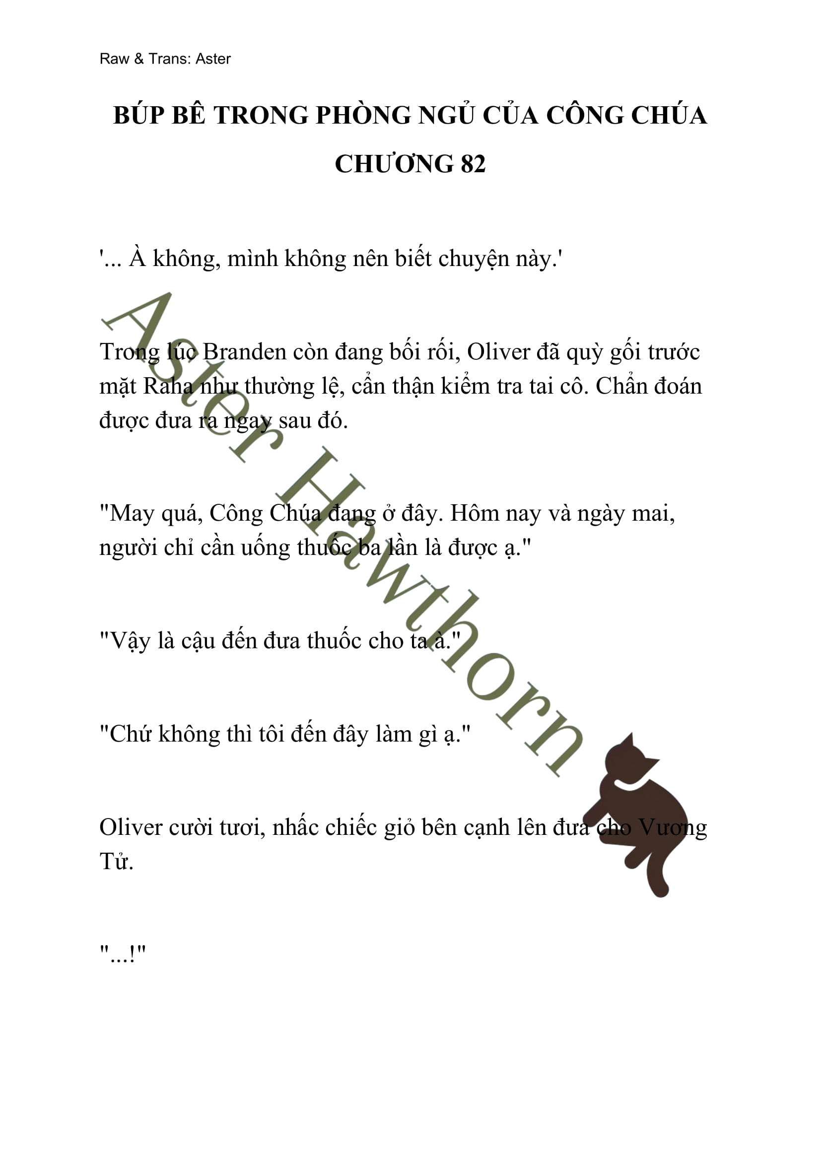 [novel] Búp Bê Trong Phòng Ngủ Của Công Chúa Chương 82 page 1 - Giả Dược