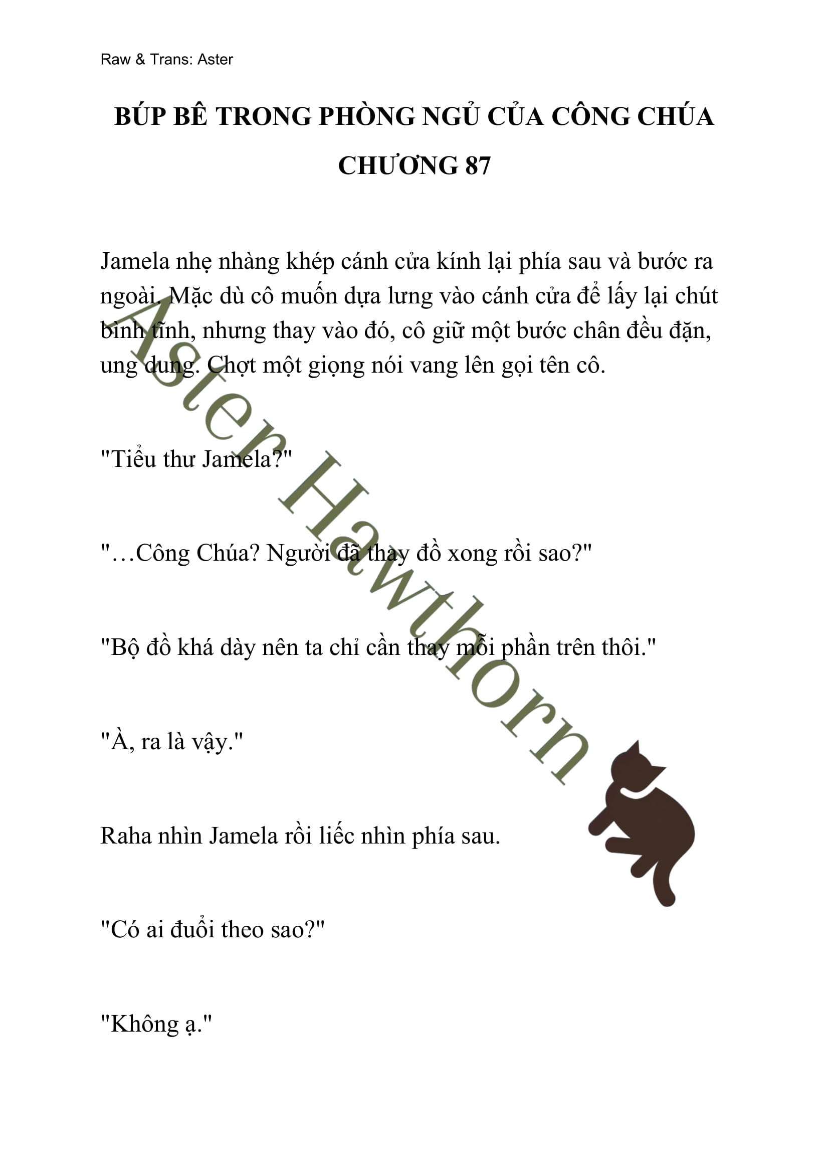 đọc truyện [novel] Búp Bê Trong Phòng Ngủ Của Công Chúa Chương 87 ảnh 1 tại Thiên Thai Truyện