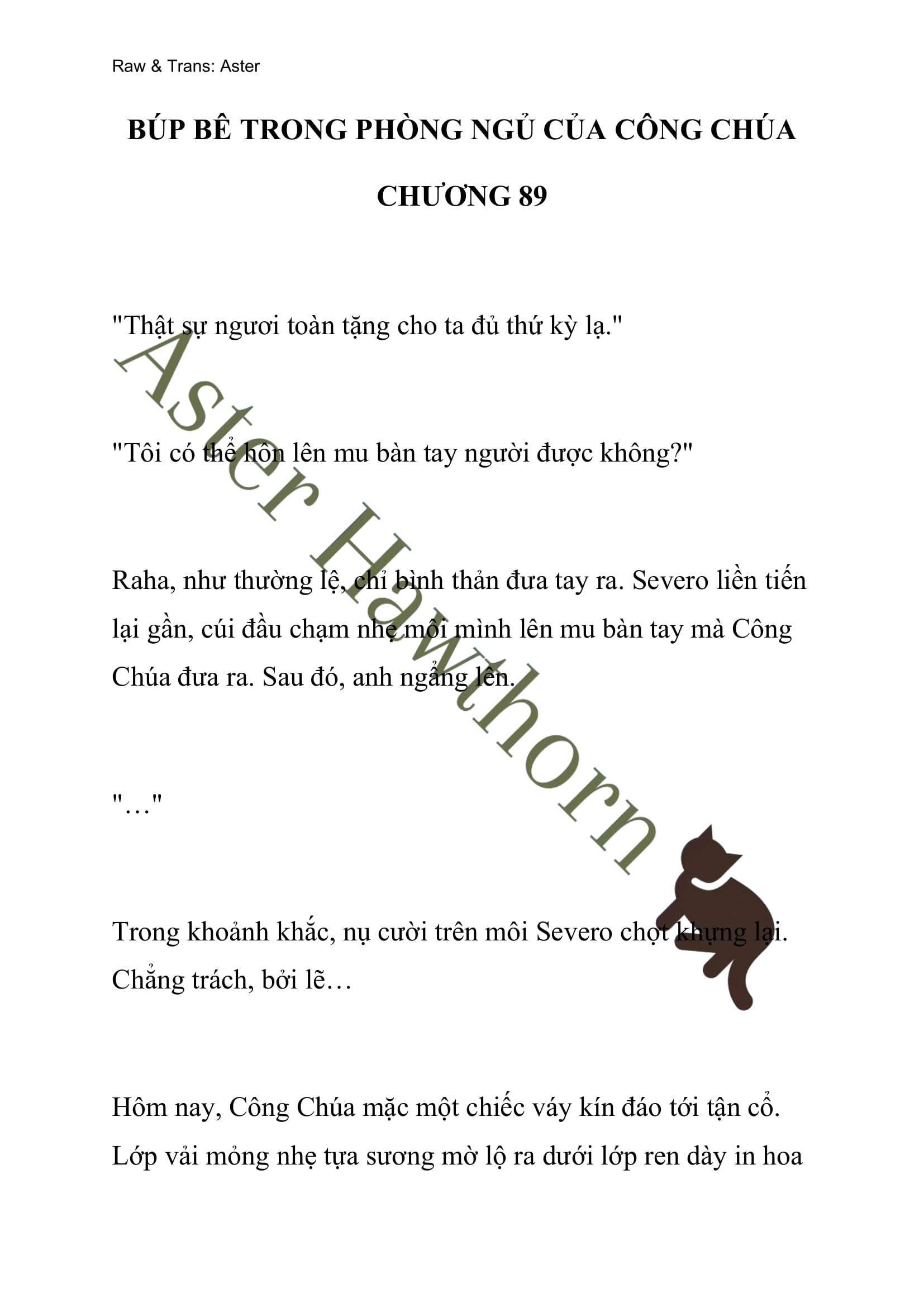 [novel] Búp Bê Trong Phòng Ngủ Của Công Chúa Chương 89 page 1 - Giả Dược