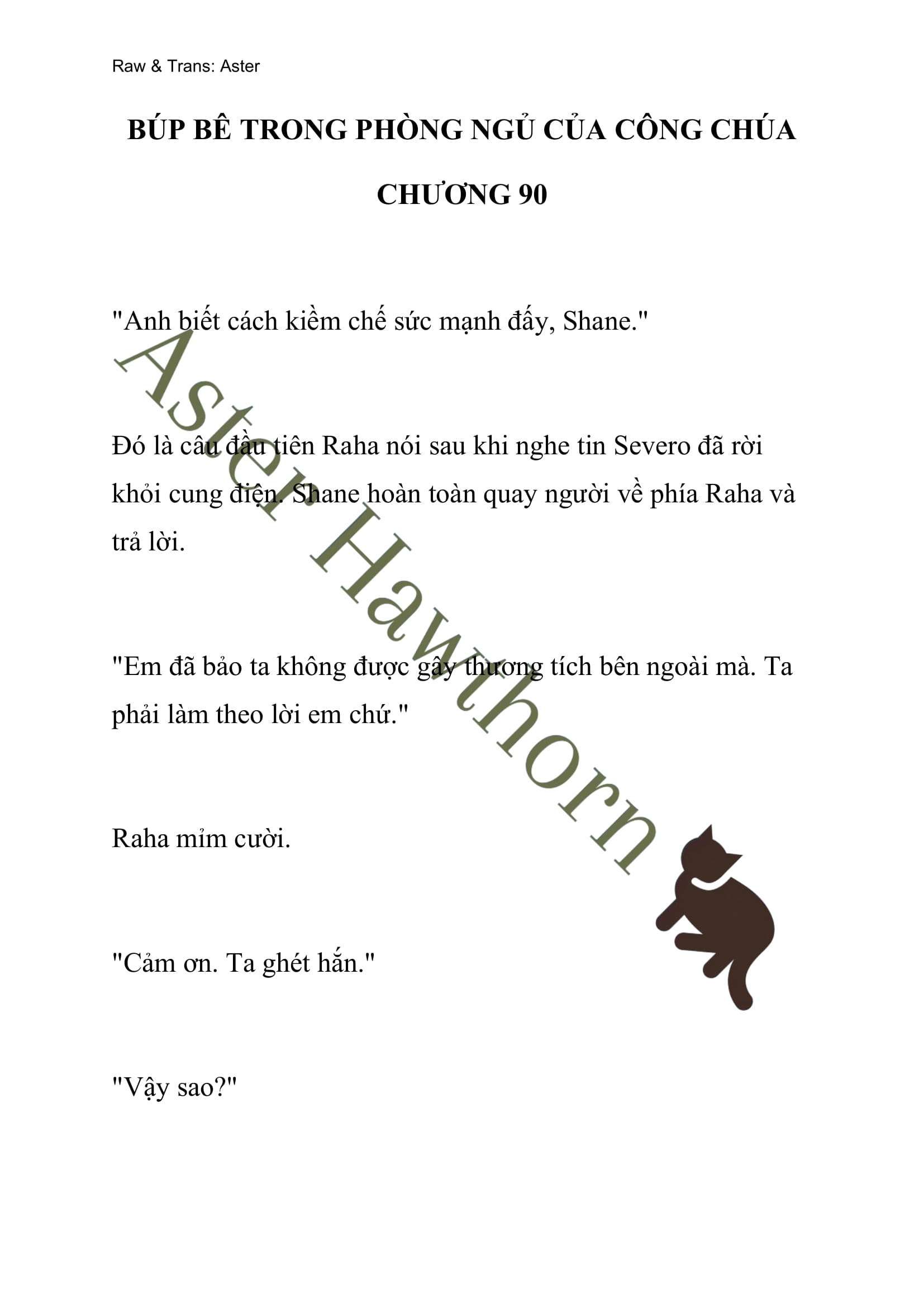 [novel] Búp Bê Trong Phòng Ngủ Của Công Chúa Chương 90 page 1 - Giả Dược