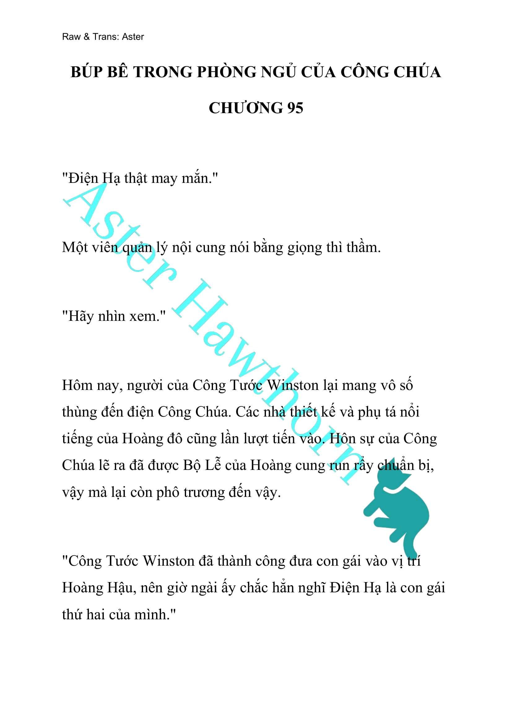 [novel] Búp Bê Trong Phòng Ngủ Của Công Chúa Chương 95 page 1 - Giả Dược