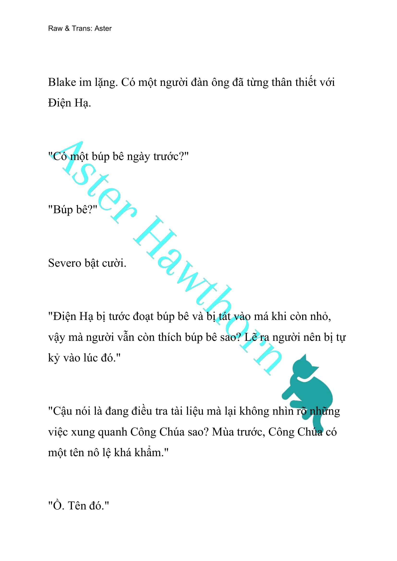 [novel] Búp Bê Trong Phòng Ngủ Của Công Chúa Chương 95 page 7 - Giả Dược