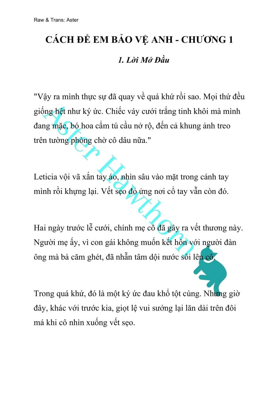 [novel] Cách Để Em Bảo Vệ Anh Chương 1 page 1 - Giả Dược