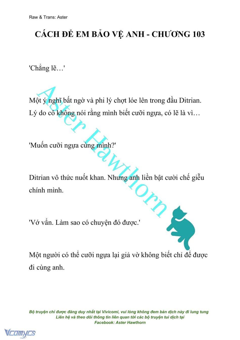 đọc truyện [novel] Cách Để Em Bảo Vệ Anh Chương 103 ảnh 2 tại Thiên Thai Truyện
