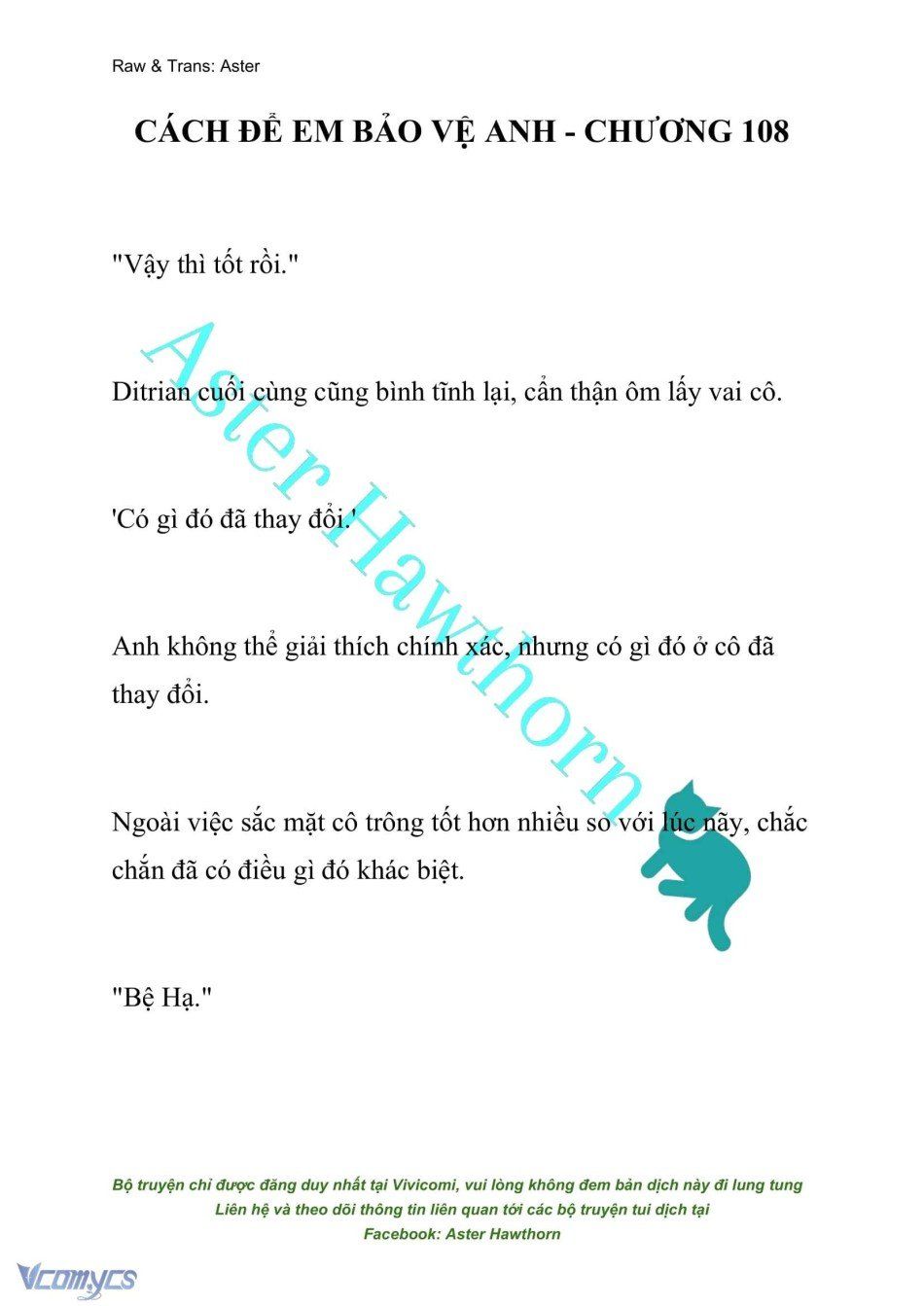 đọc truyện [novel] Cách Để Em Bảo Vệ Anh Chương 108 ảnh 2 tại Thiên Thai Truyện